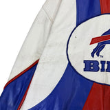 Vintage Buffalo Bills Carl Banks Leather Jacket XXXL