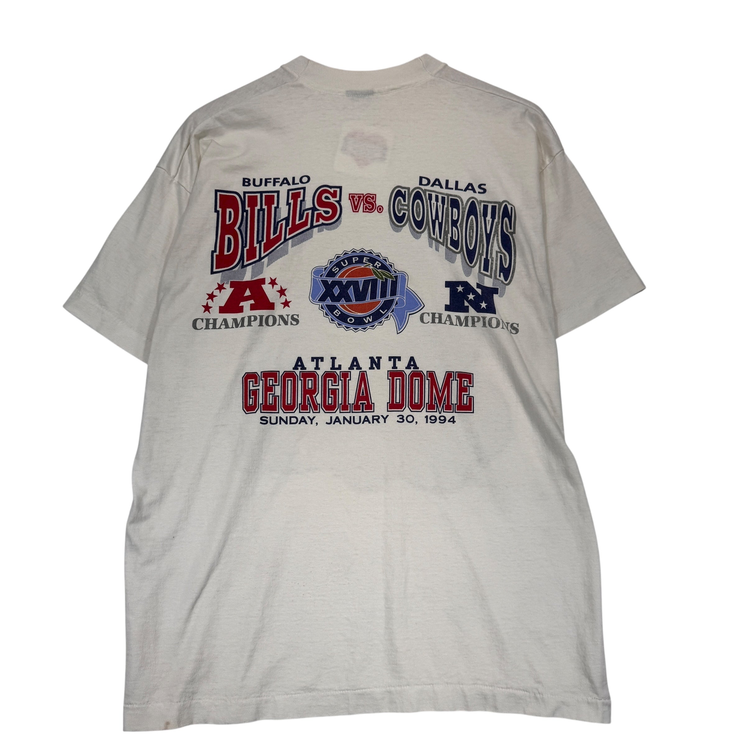 Vintage Buffalo Bills 1994 Super Bowl Shirt Large