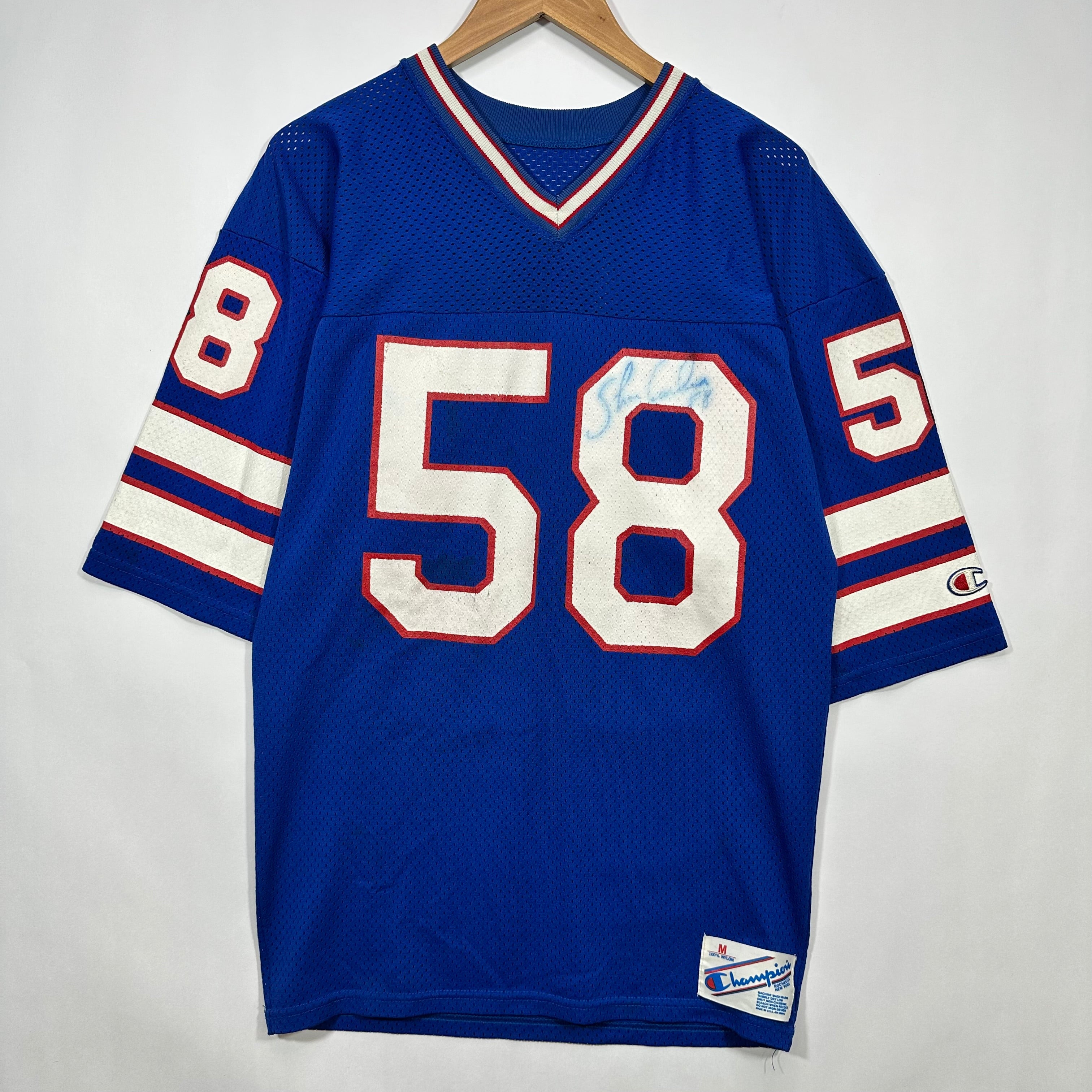 Vintage Autographed Buffalo Bills Shane Conlan Jersey Medium