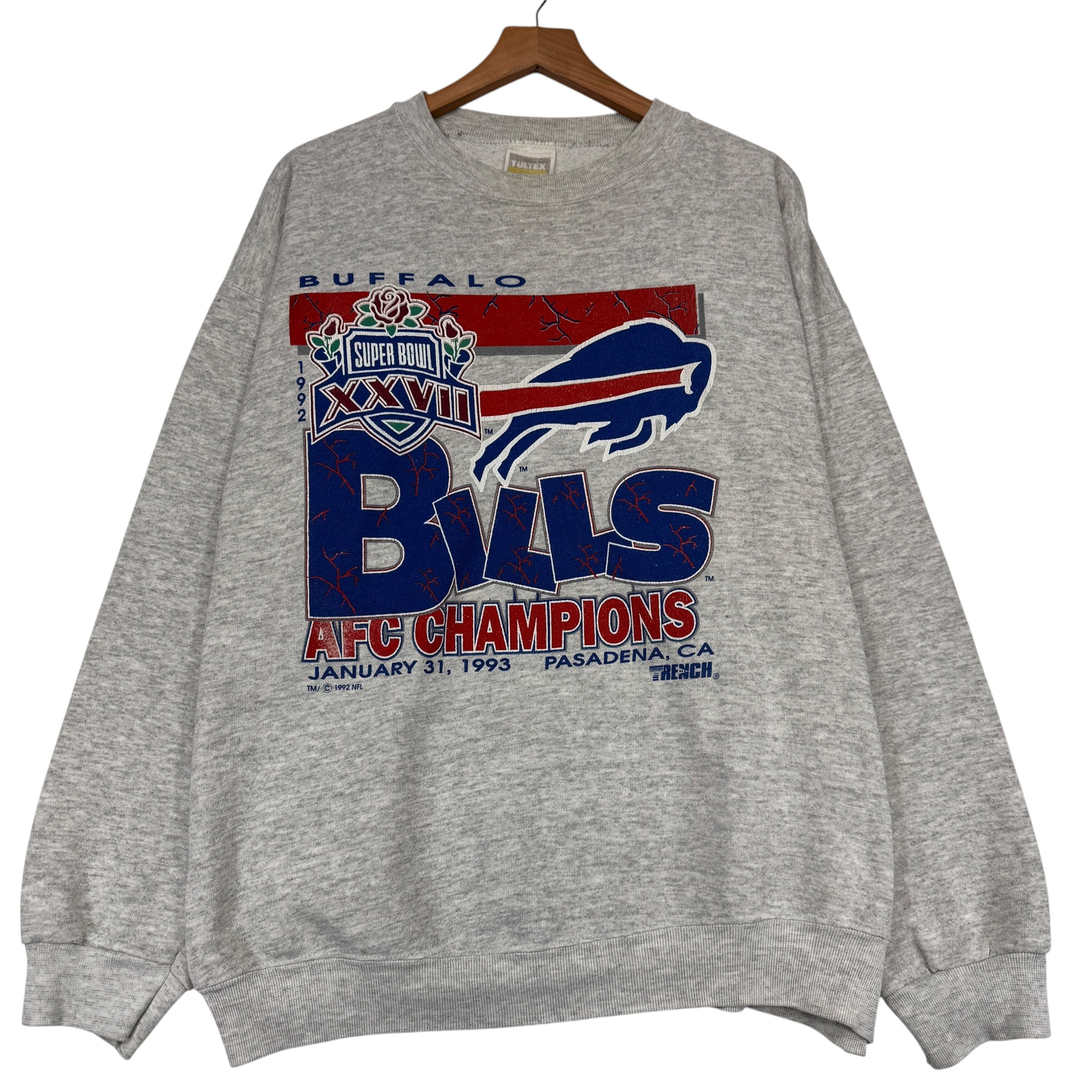 Vintage Buffalo Bills 1993 Super Bowl Crewneck Sweatshirt XL