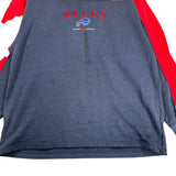 Vintage Buffalo Bills Thrashed Embroidered Sweatshirt Large