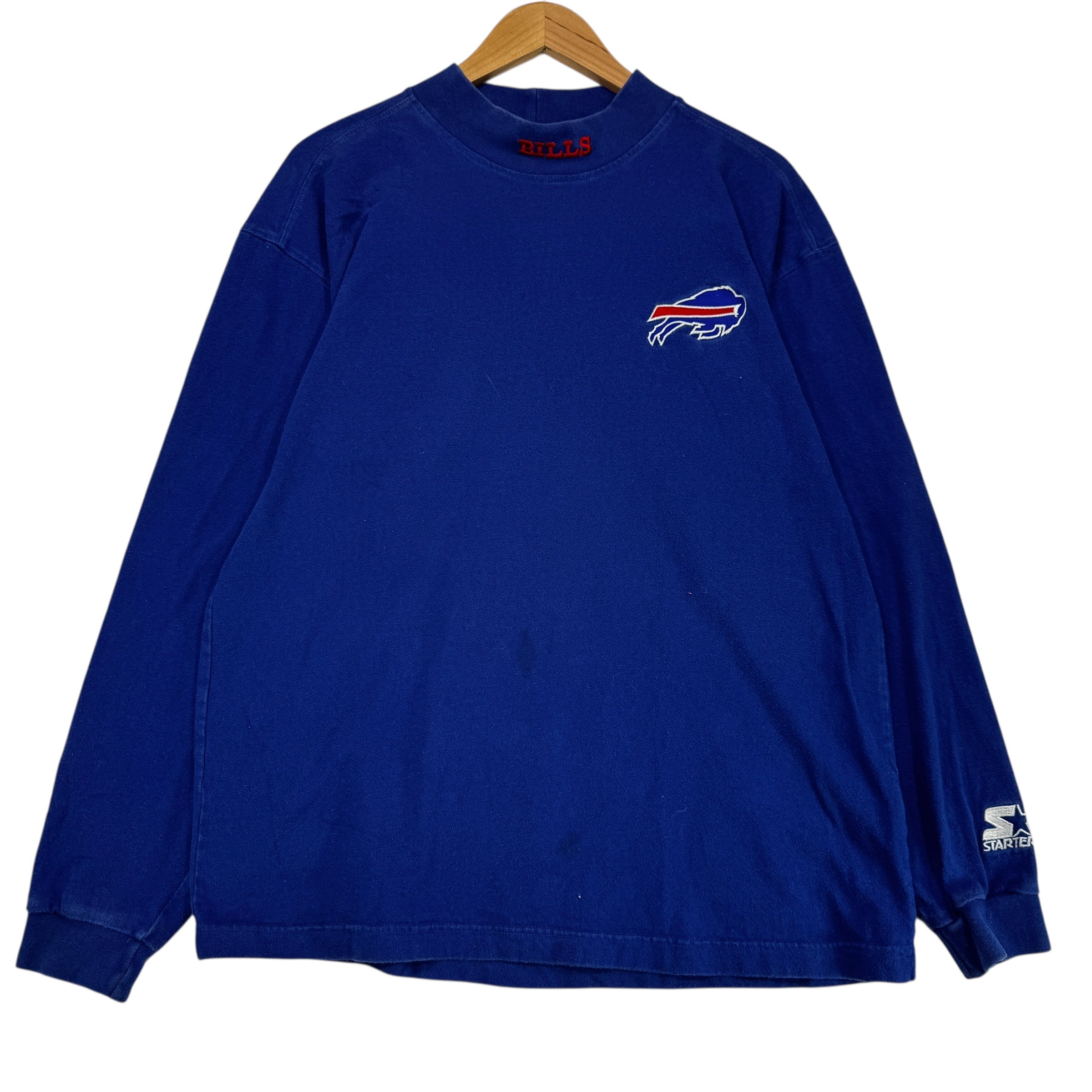 Vintage Buffalo Bills Turtleneck Sweatshirt Large
