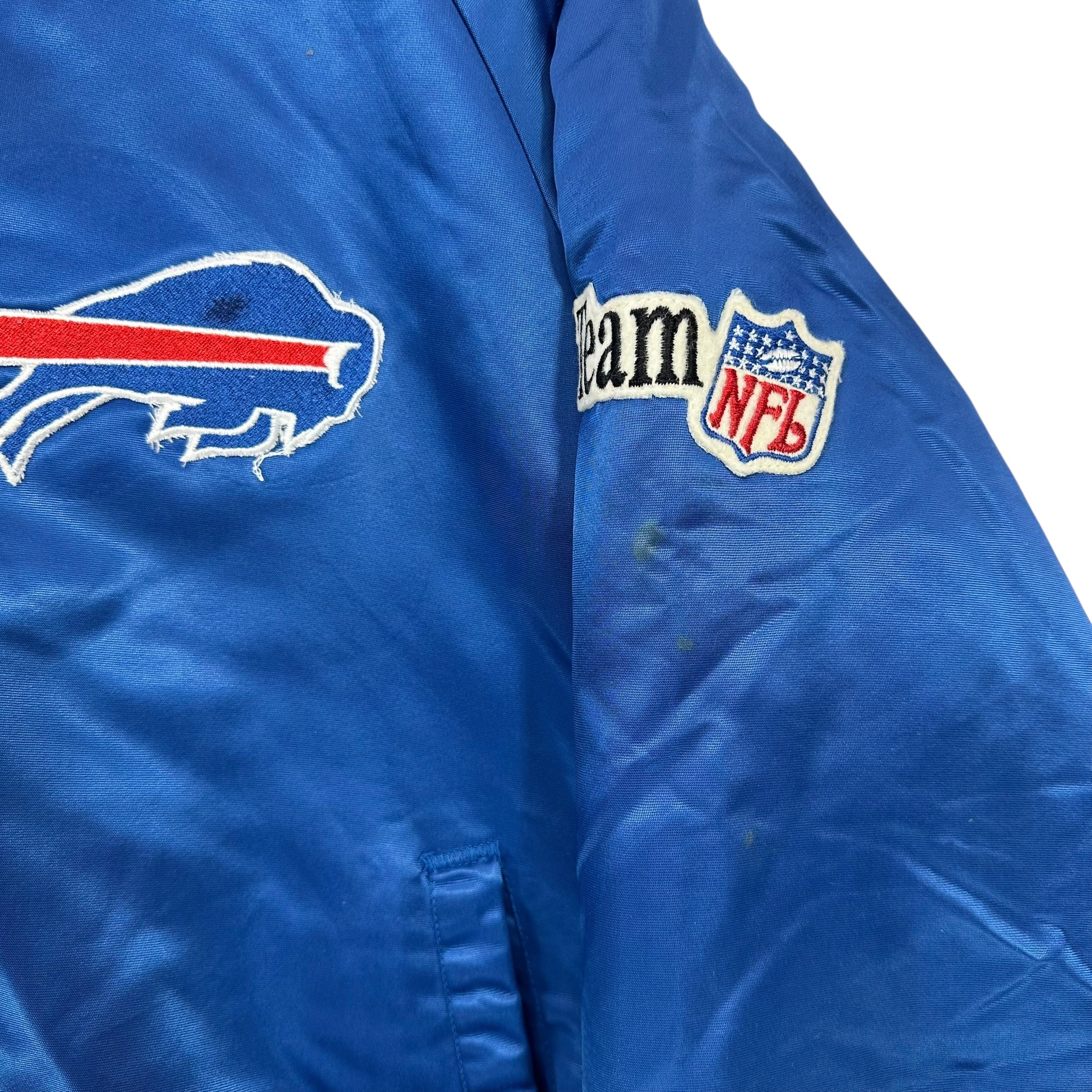 Vintage Buffalo Bills Satin Jacket Large