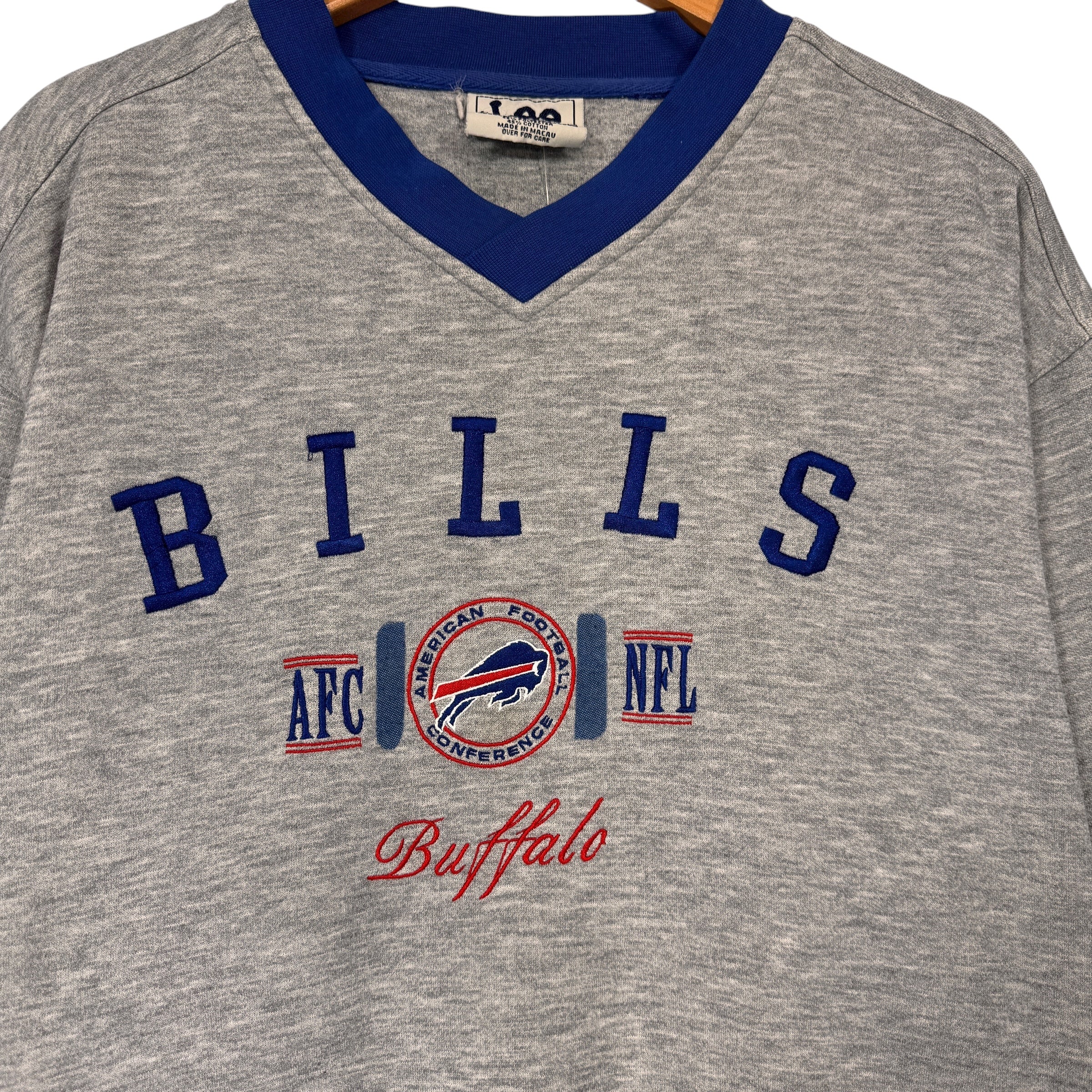 Vintage Buffalo Bills Embroidered Crewneck Sweatshirt XL