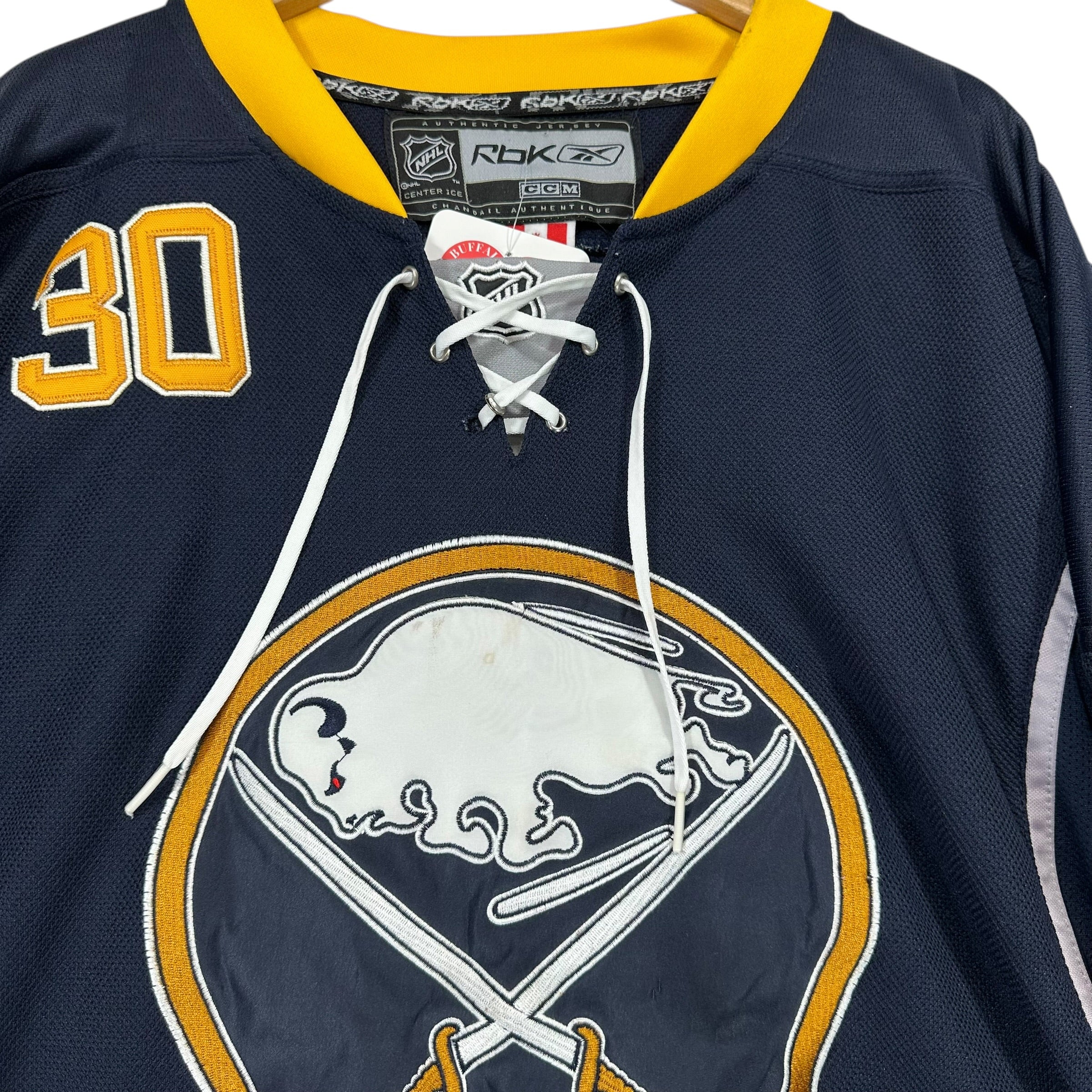 Vintage Buffalo Sabres Ryan Miller Jersey XL 50