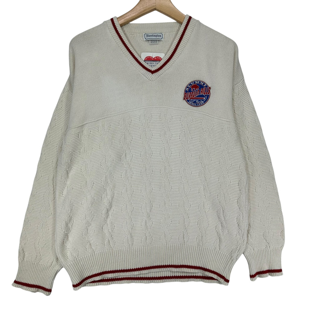 Vintage Buffalo Bills Knit Sweater Crewneck Sweatshirt Large