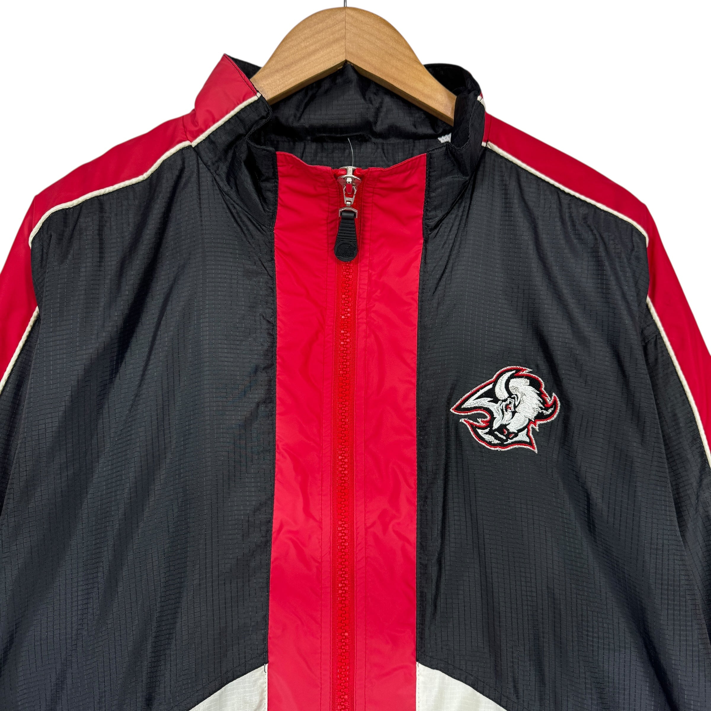 Vintage Buffalo Sabres Zip Up Windbreaker Jacket Medium