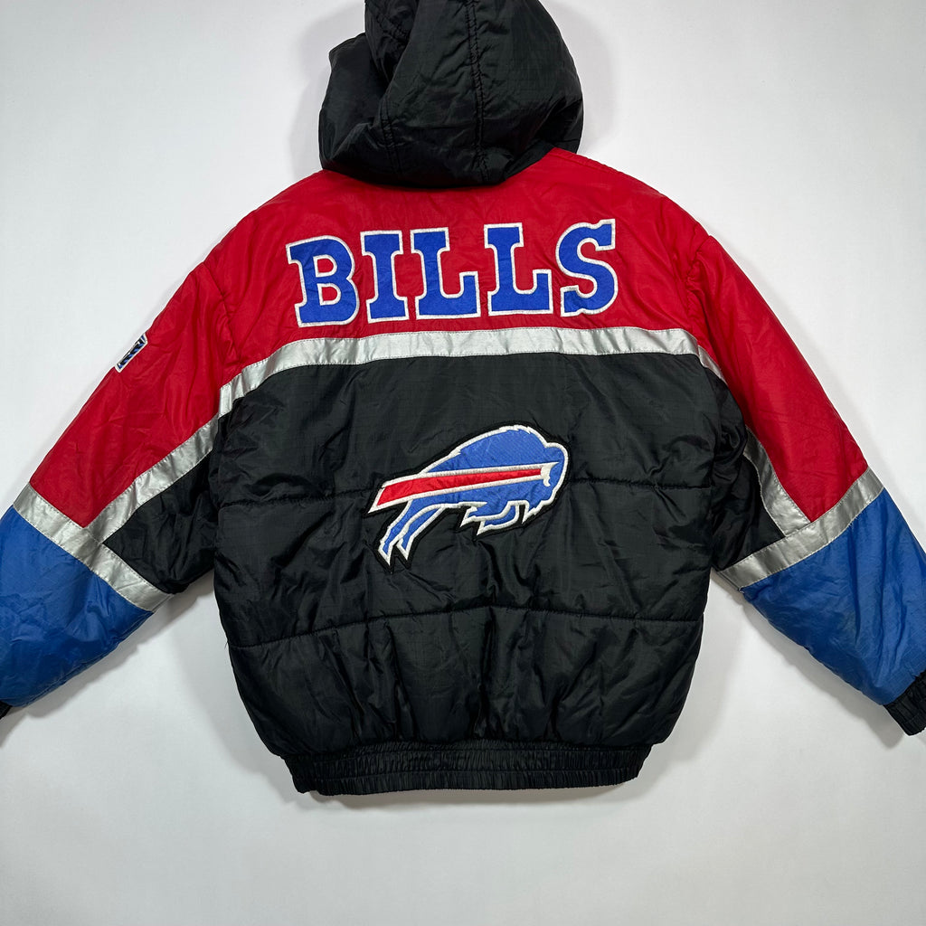 Vintage Buffalo Bills Reversible Puffer Jacket XS