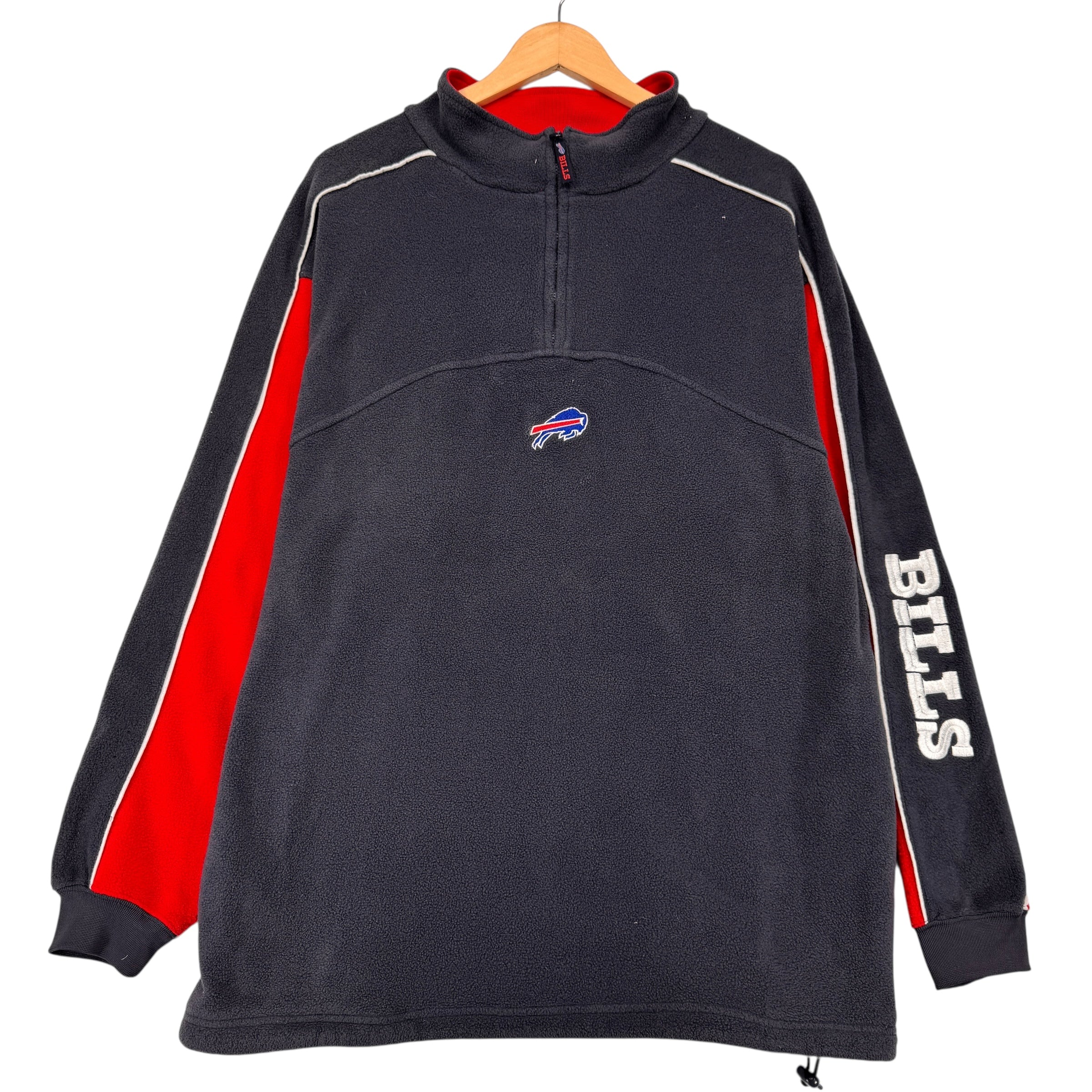 Vintage Buffalo Bills Pullover Fleece Sweatshirt Large