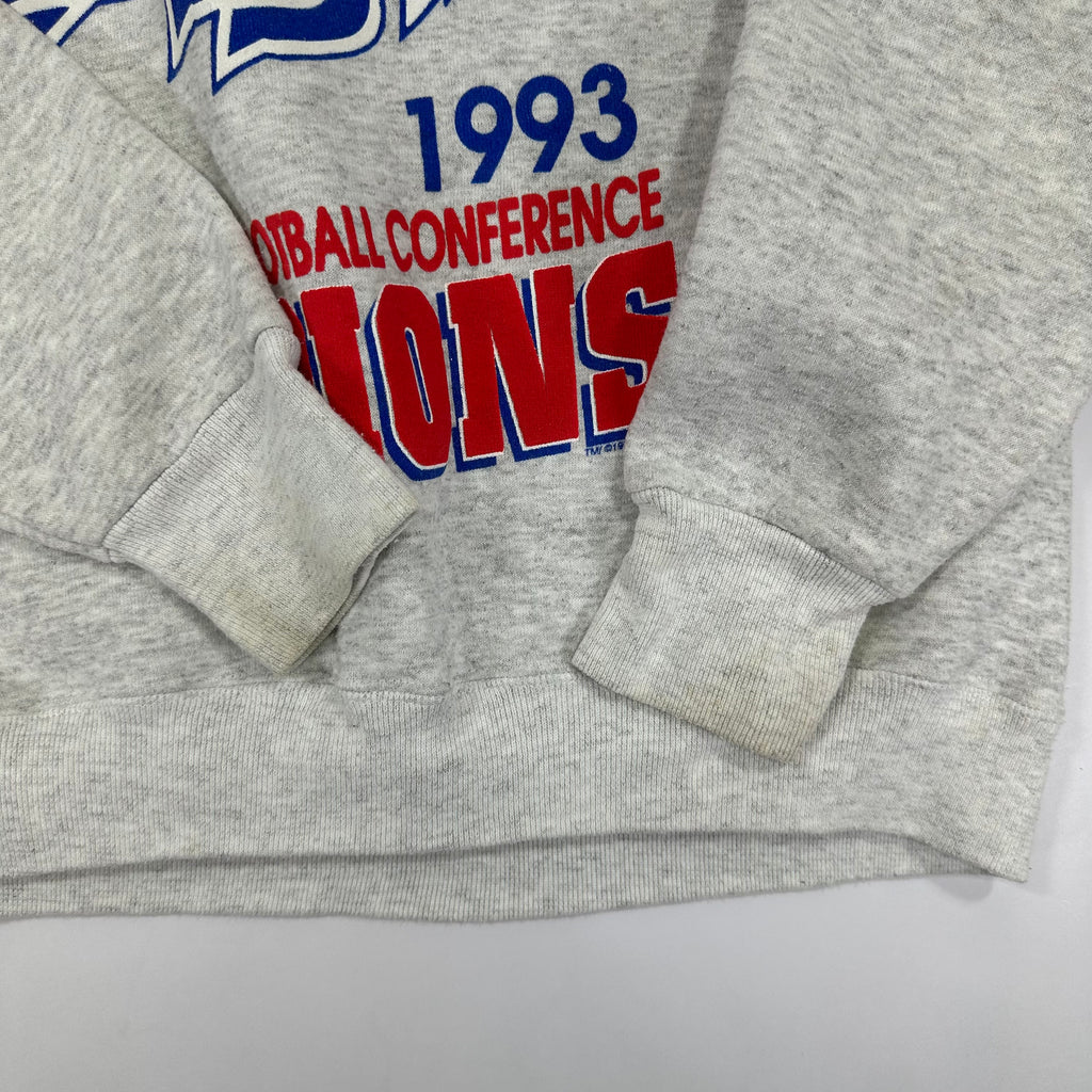 Vintage Buffalo Bills AFC Champs Cross Script Crewneck Sweatshirt XL