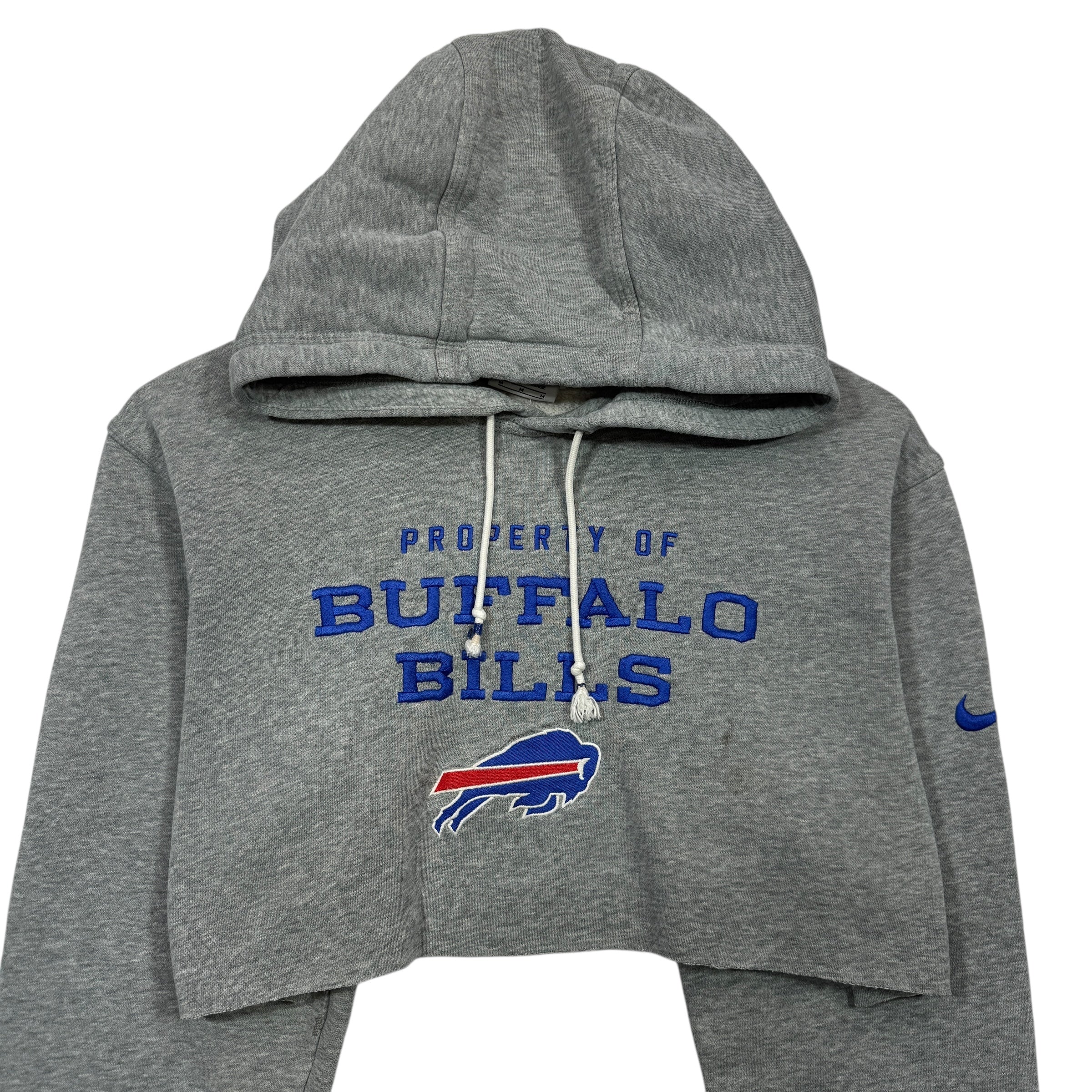 Vintage Buffalo Bills Cropped Sweatshirt Large