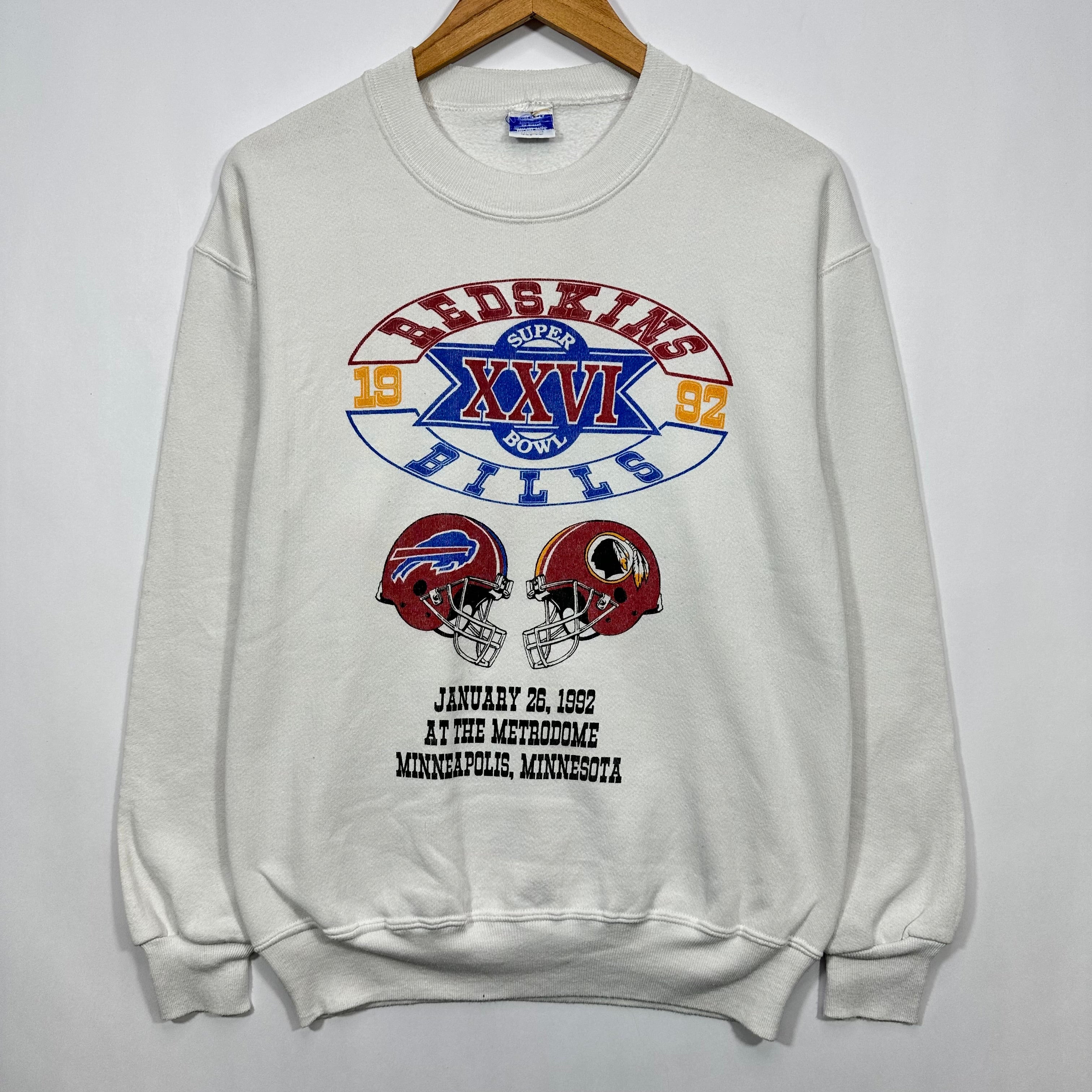 Vintage Buffalo Bills 1992 Super Bowl Crewneck Sweatshirt Medium