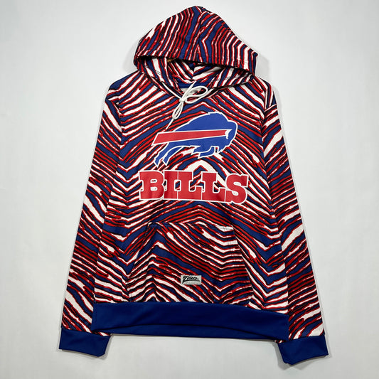 Buffalo Bills Zubaz Hoodie Sweatshirt Medium