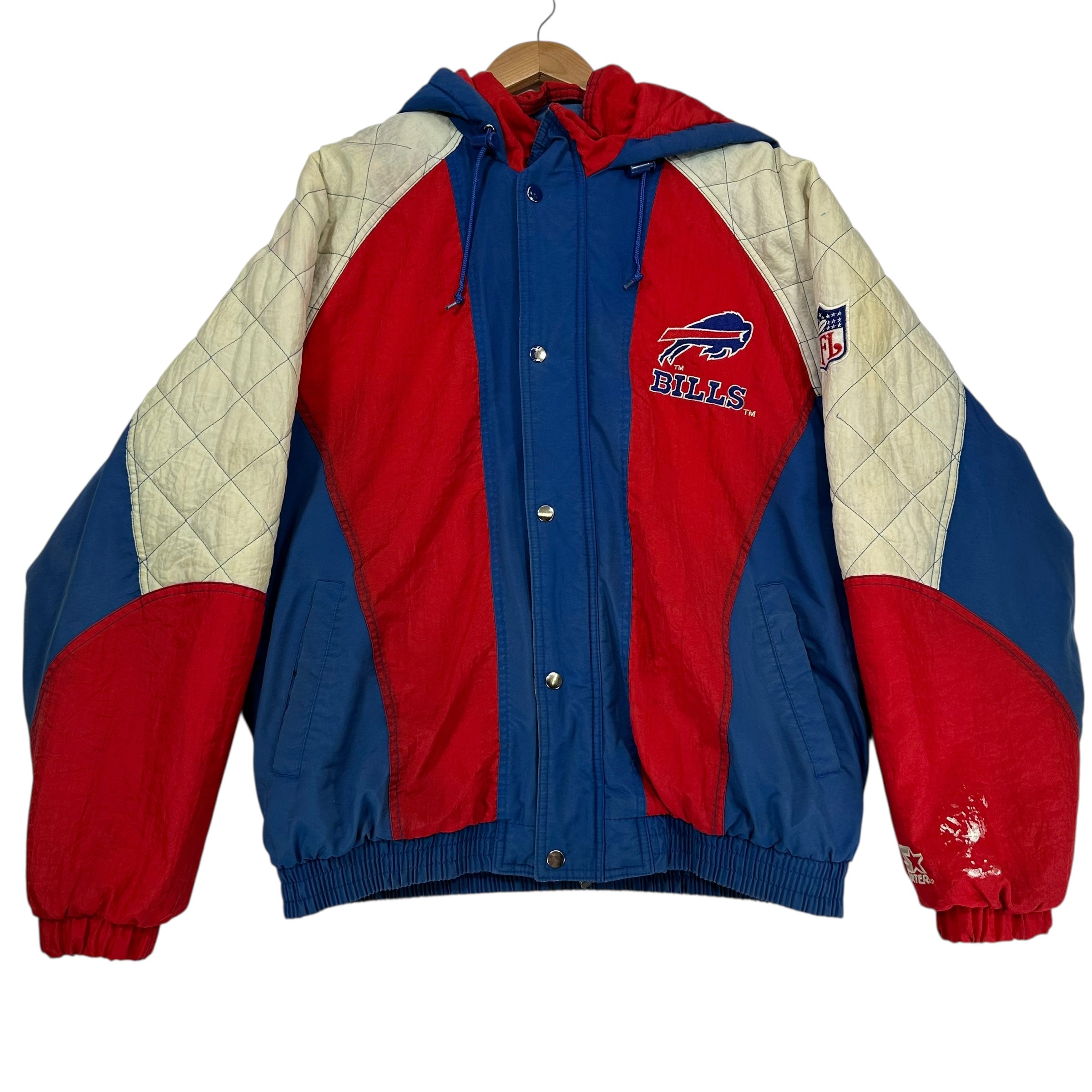 Vintage Buffalo Bills Starter Puffer Jacket Large
