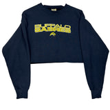 Vintage Buffalo Sabres Cropped Crewneck Sweatshirt Large
