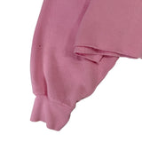 Vintage Buffalo Bills Dallas Cowboys Super Bowl Cropped Pink Crewneck Sweatshirt XL