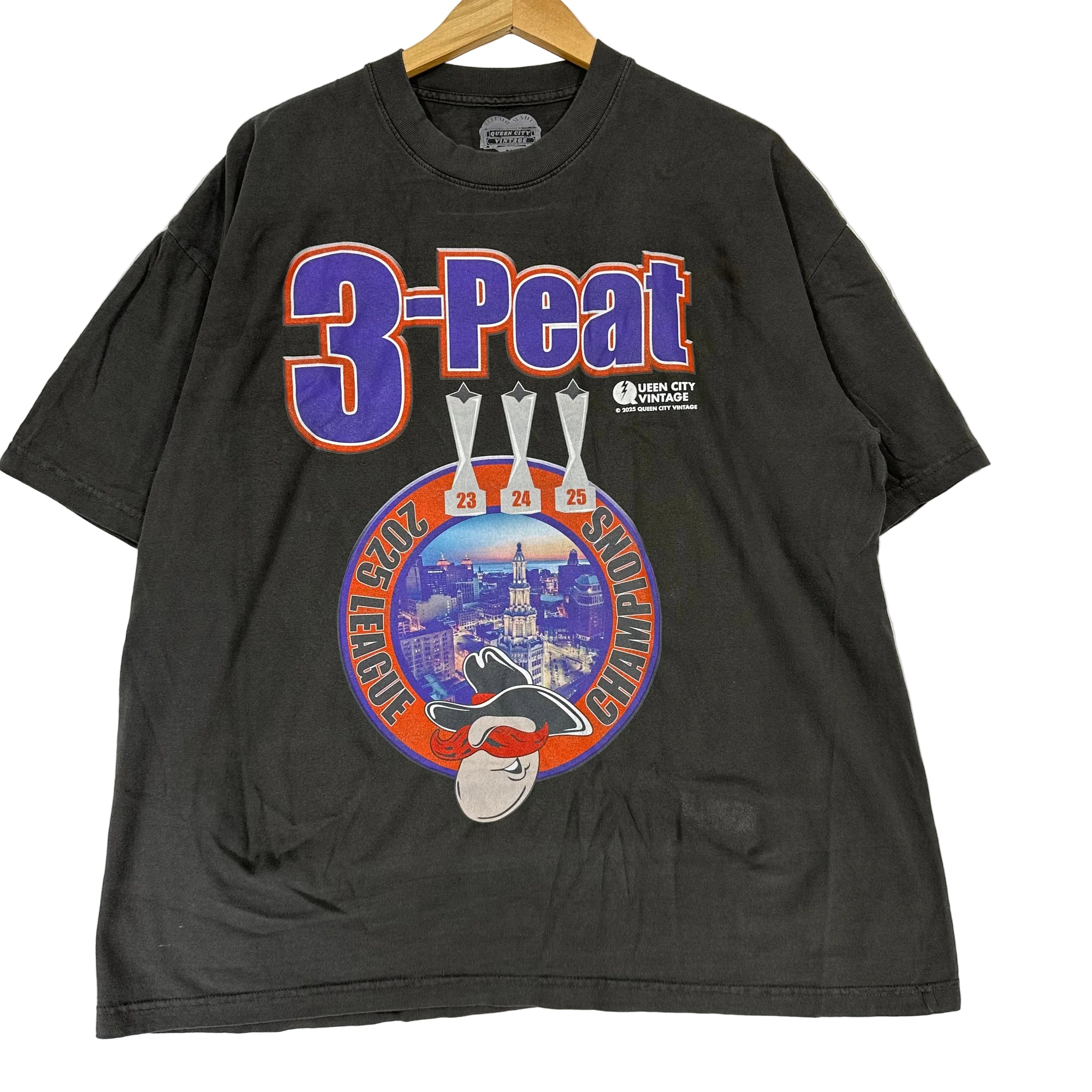 QCV Exclusive Buffalo Bandits 3-Peat World Champs Shirt XXL