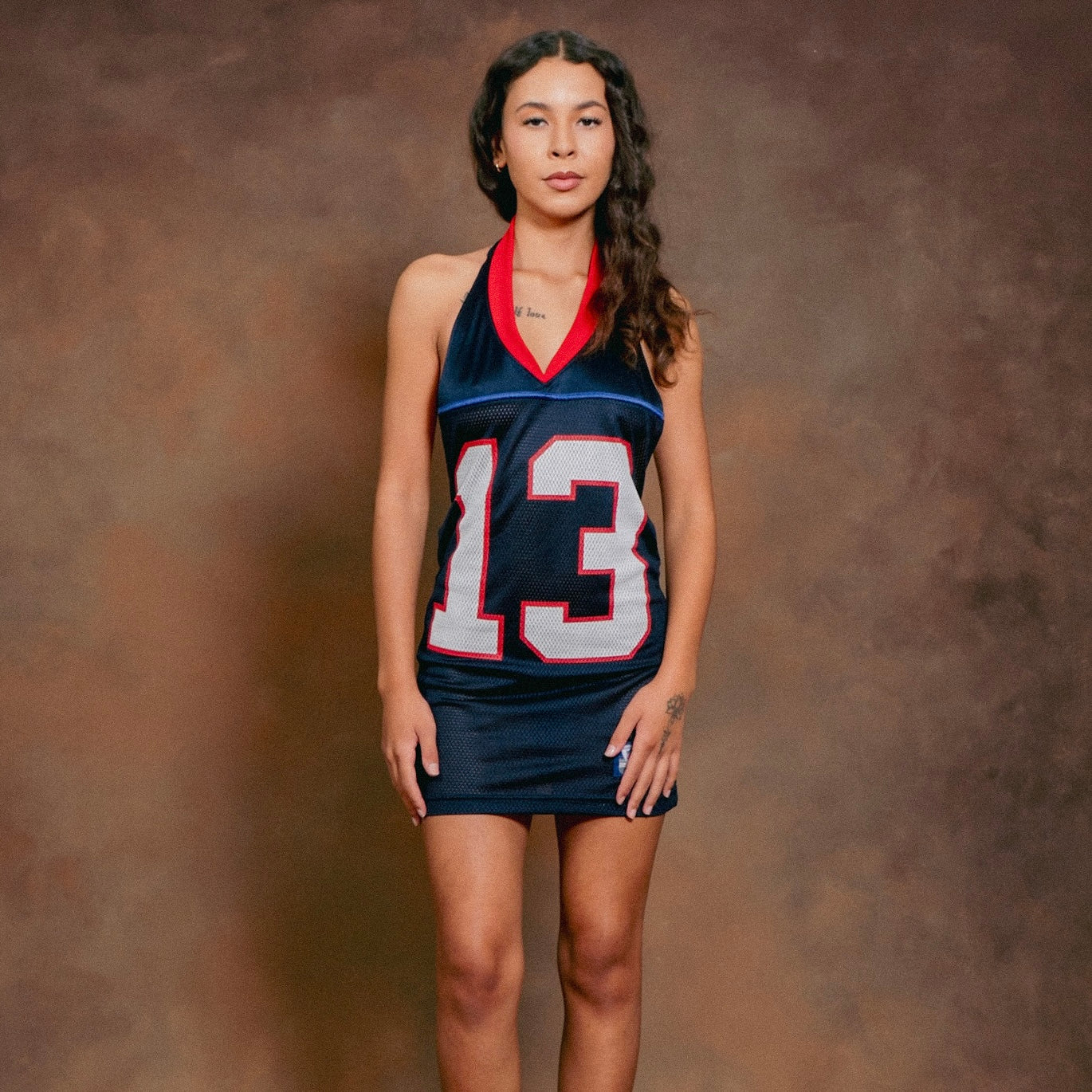 Vintage Buffalo Bills Upcycled Custom Jersey Dress Small