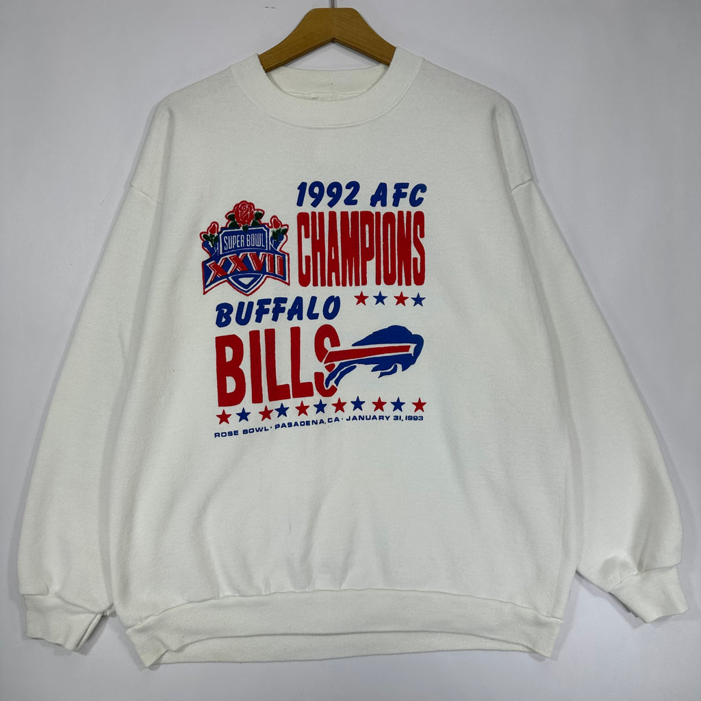 Vintage Buffalo Bills 1992 AFC Champs Crewneck Sweatshirt XL