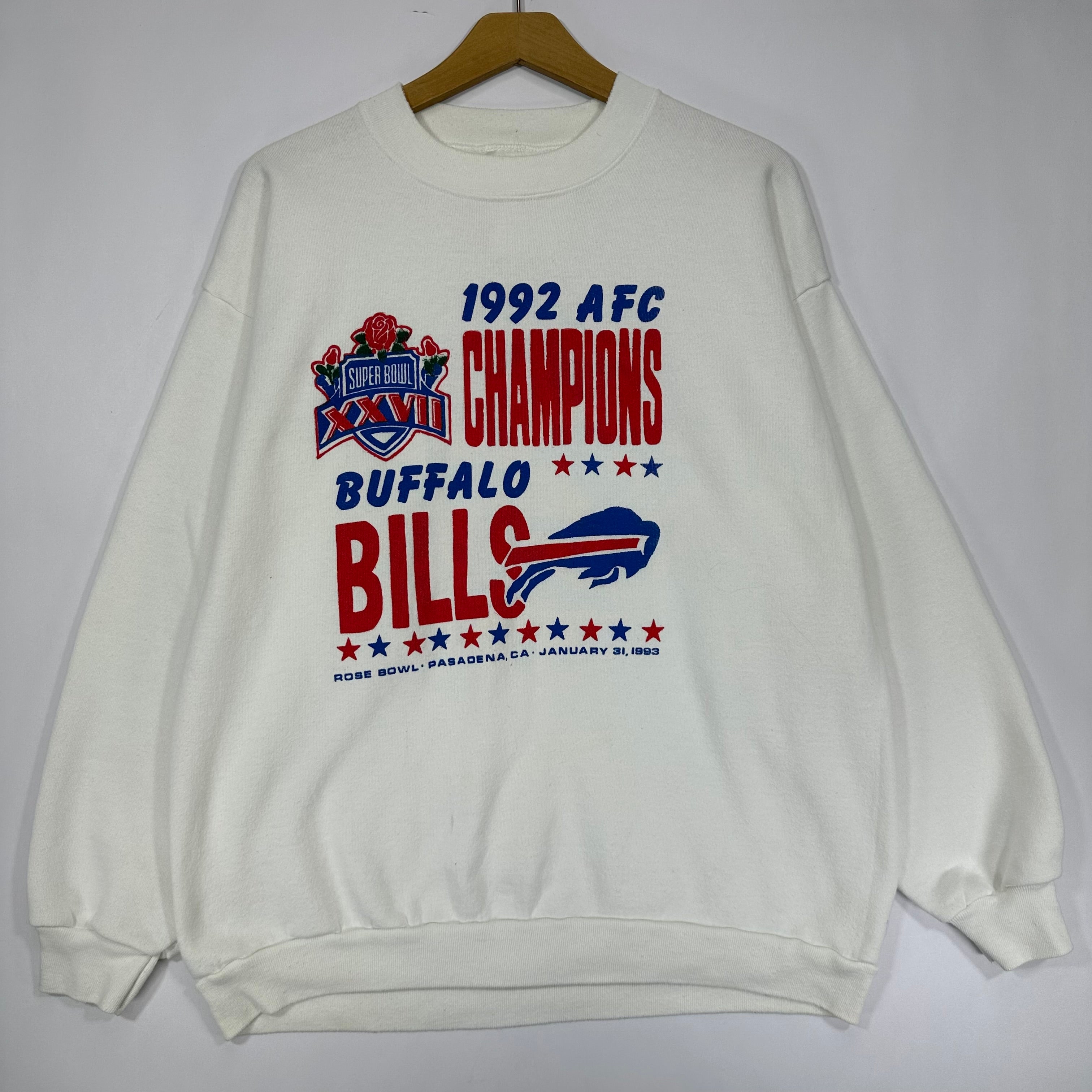 Vintage Buffalo Bills 1992 AFC Champs Crewneck Sweatshirt XL
