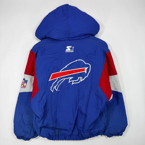 ********Vintage Buffalo Bills Starter Pullover Puffer Jacket Small