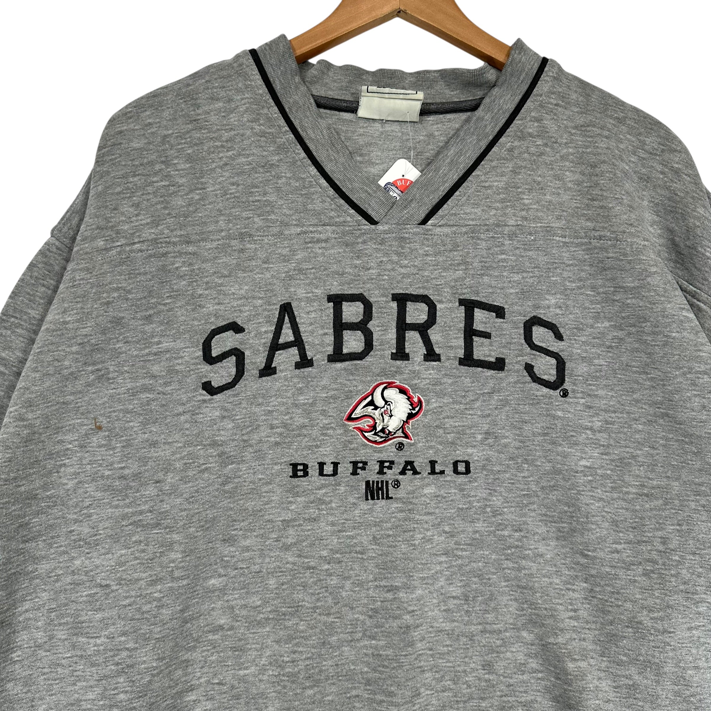Vintage Buffalo Sabres Embroidered Crewneck Sweatshirt XL