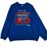 Vintage Buffalo Bills 1992 AFC CHAMPS Crewneck Sweatshirt XXL