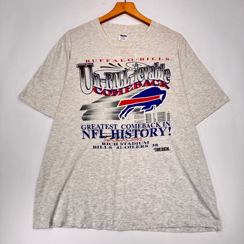 Vintage Buffalo Bills 1993 Greatest Comeback Shirt XL