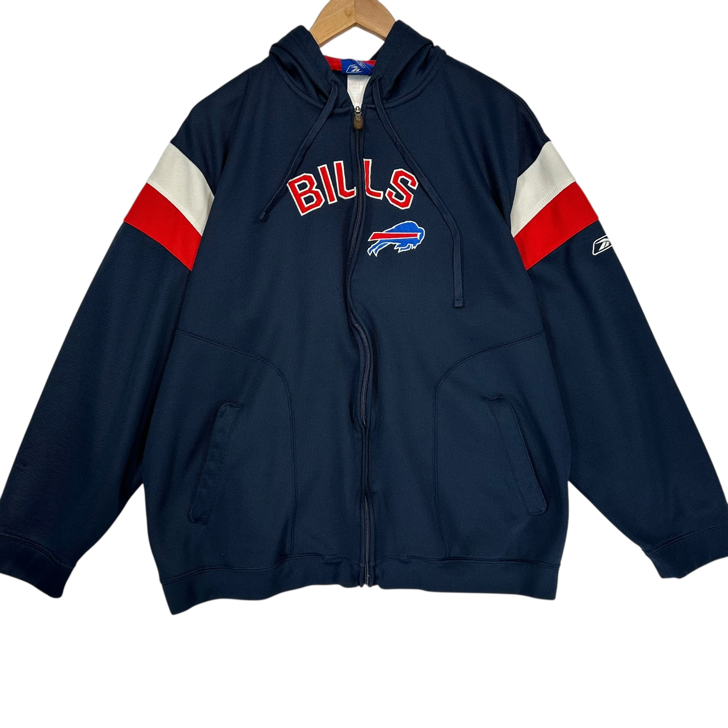 Vintage Buffalo Bills Hoodie Sweatshirt Large