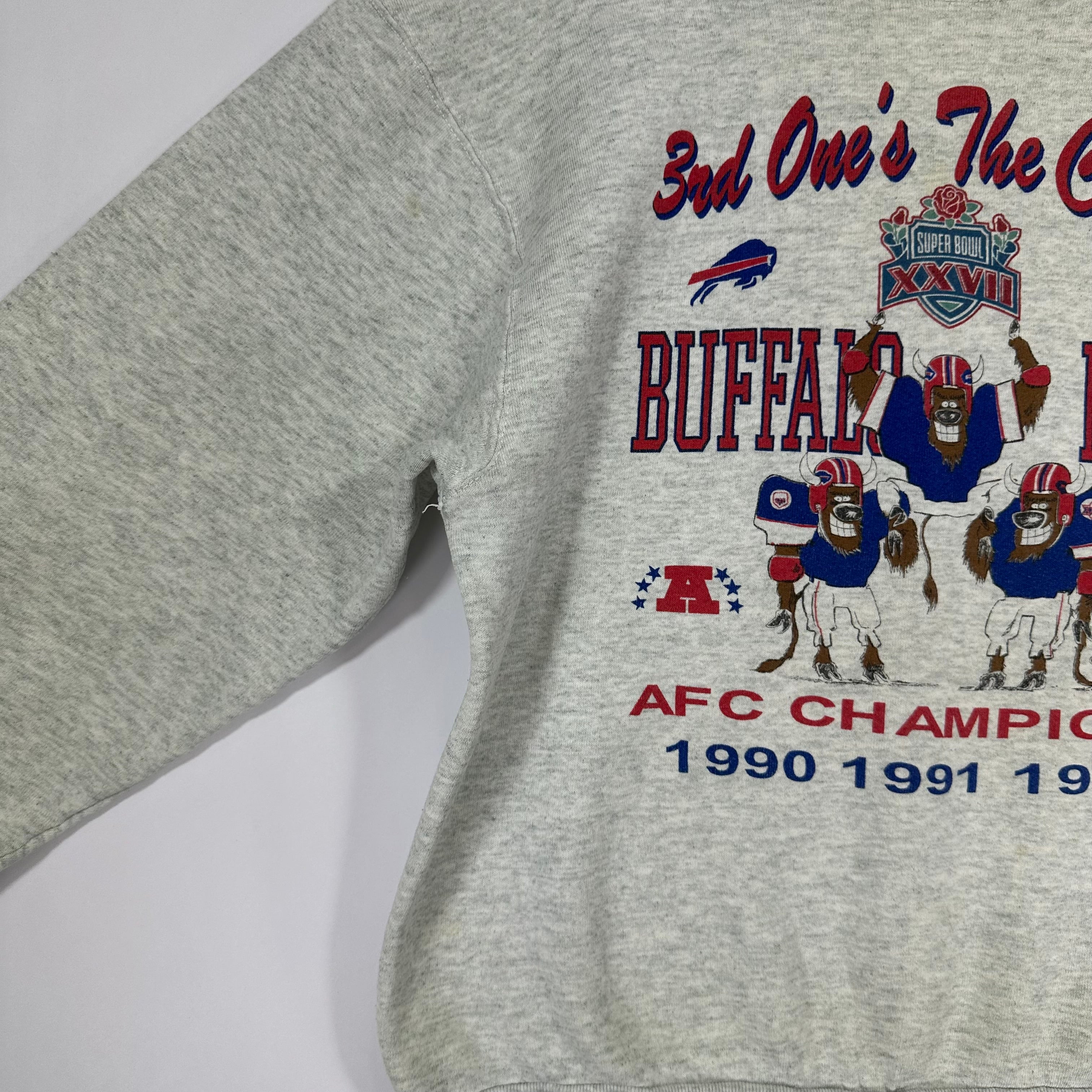 Vintage Buffalo Bills 1992 AFC Champs Crewneck Sweatshirt XL