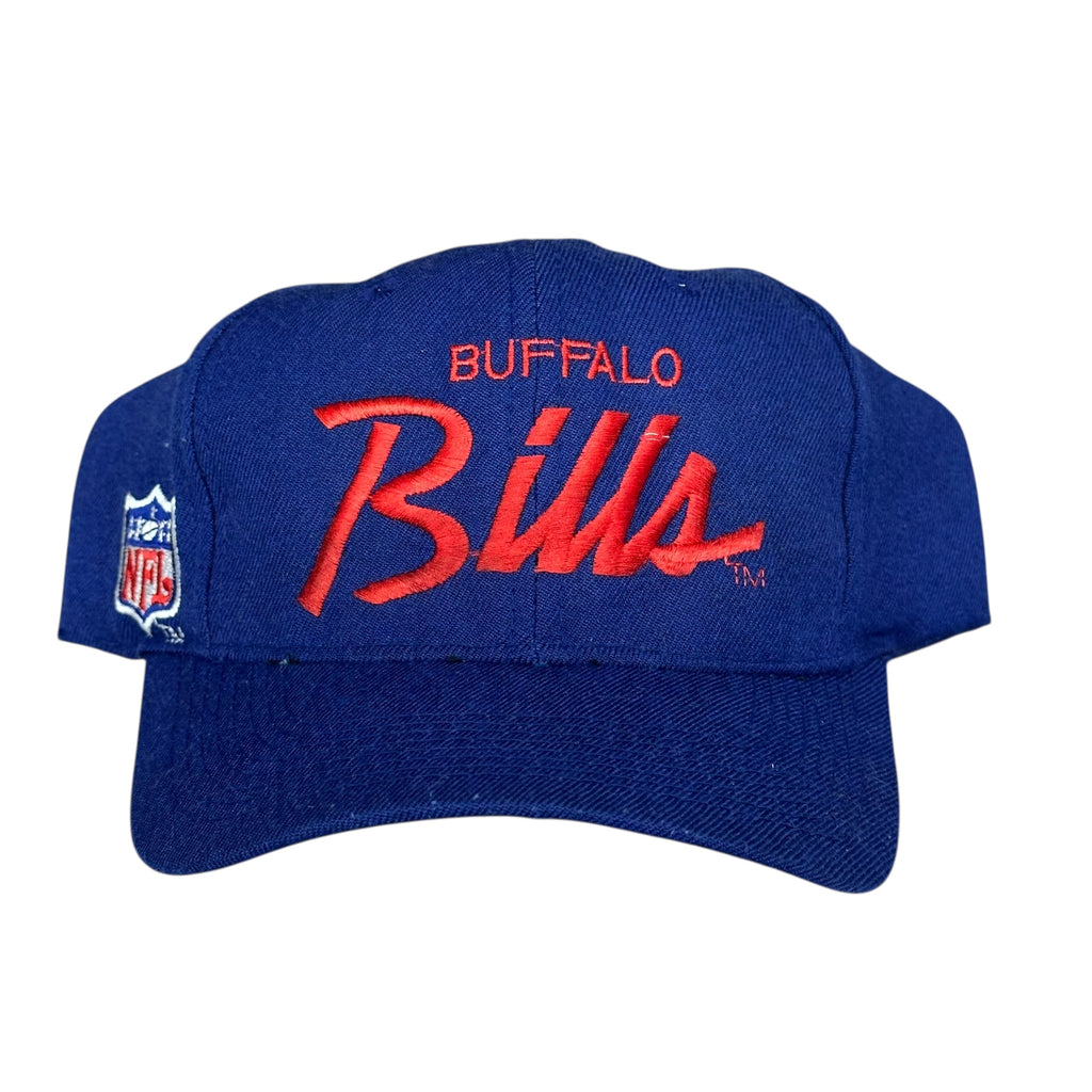 Vintage Buffalo Bills Sports Specialties Single Line Script Snapback Hat