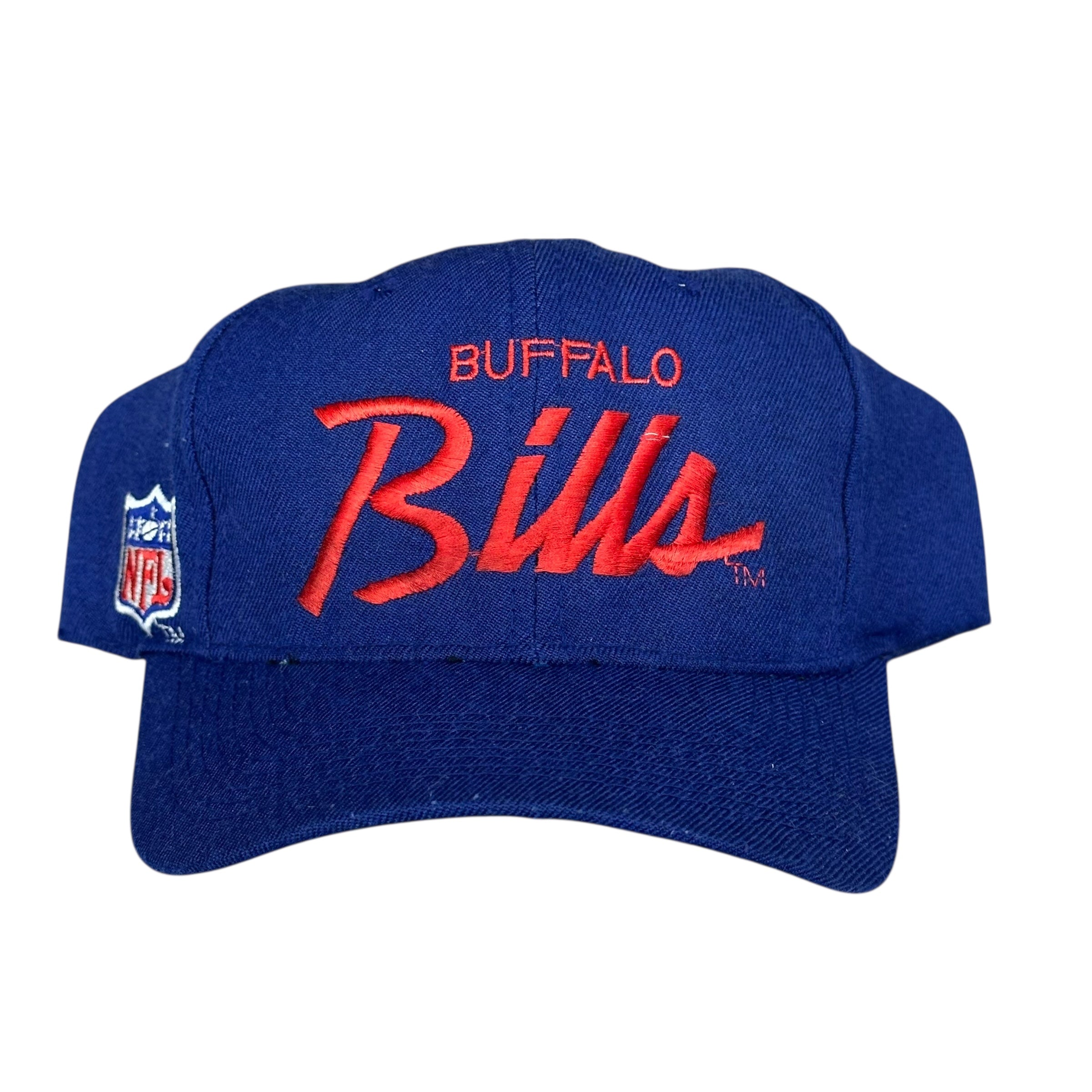 Vintage Buffalo Bills Sports Specialties Single Line Script Snapback Hat