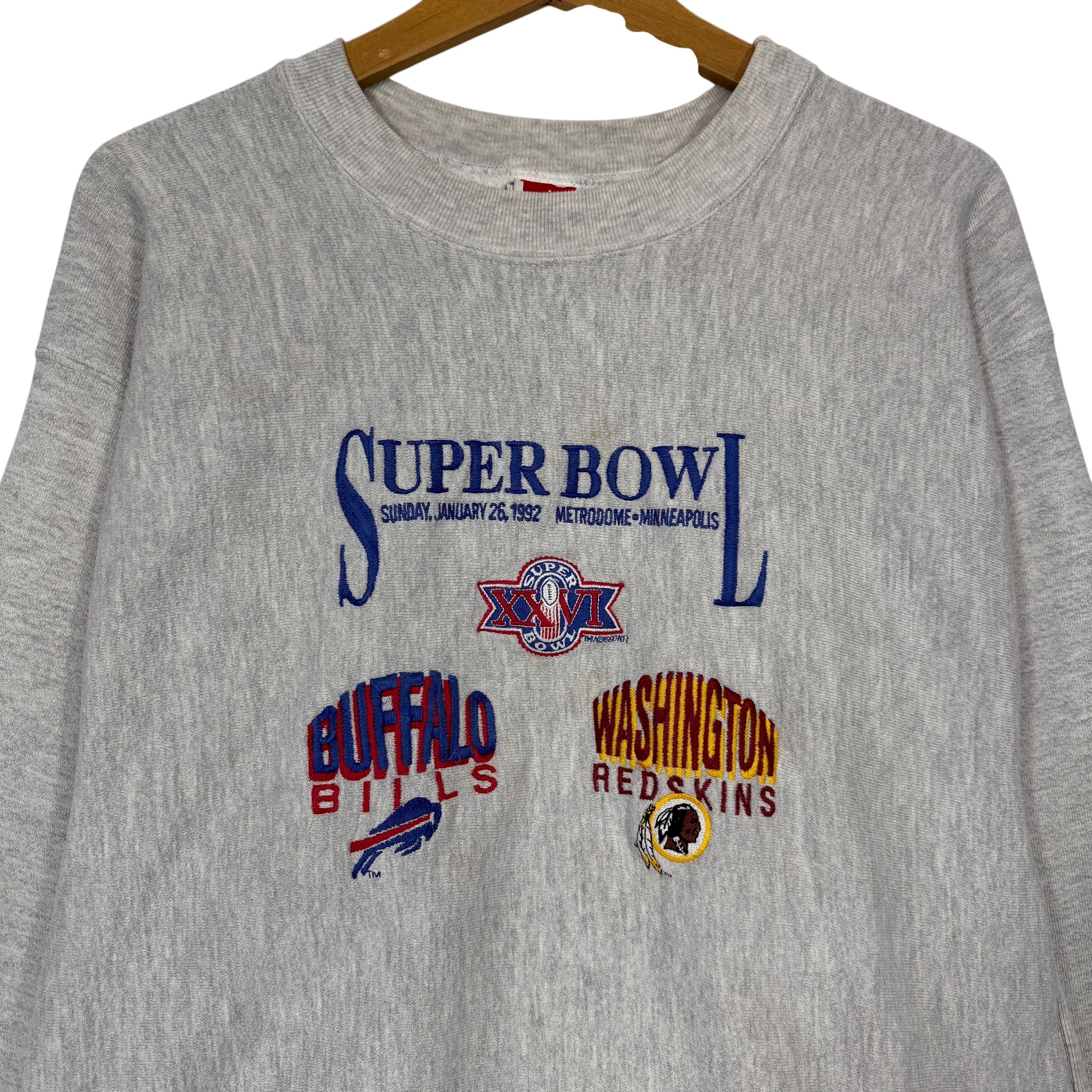 Vintage Buffalo Bills 1992 Super Bowl Crewneck Sweatshirt XL