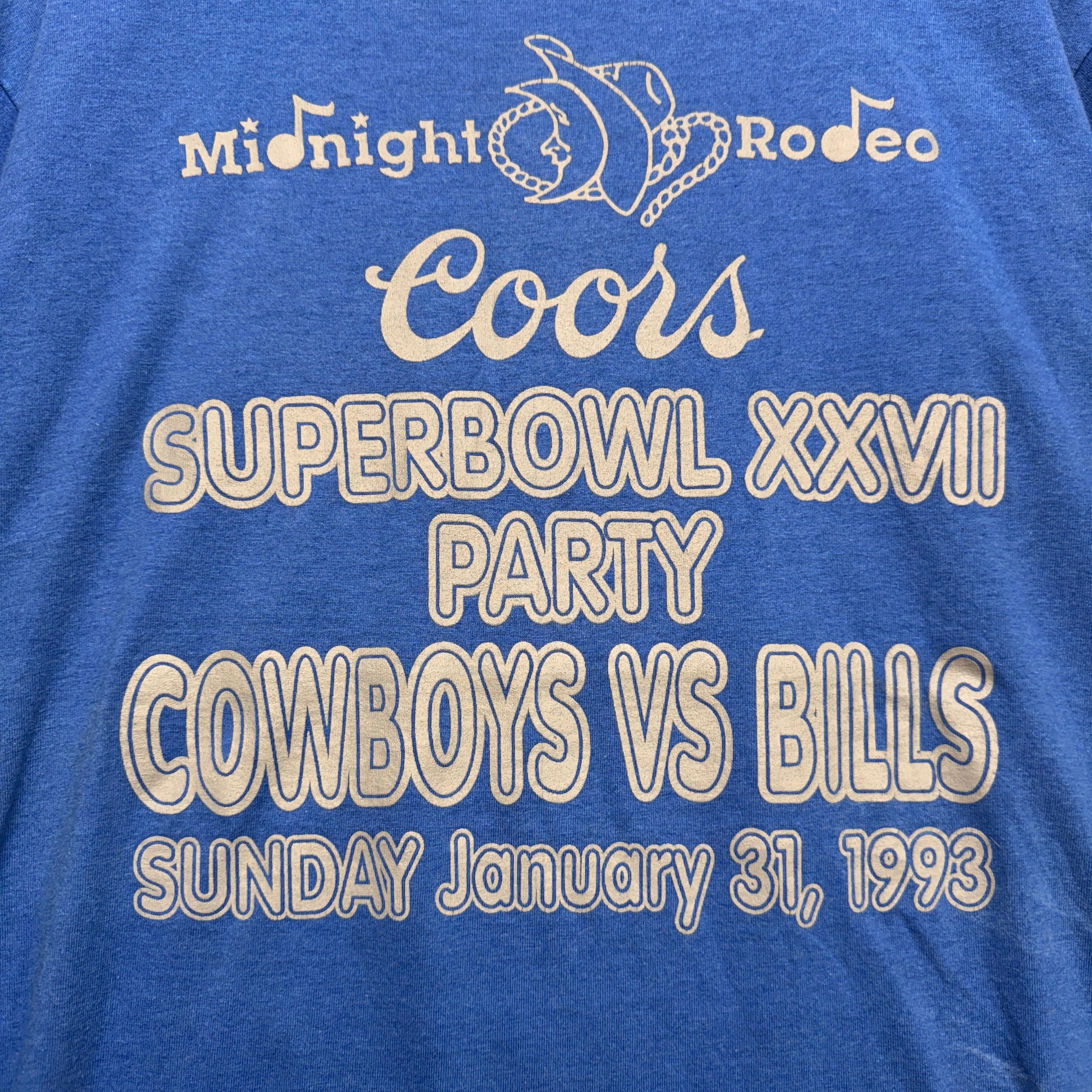 Vintage Buffalo Bills 1993 Super Bowl Watch Party Shirt XL