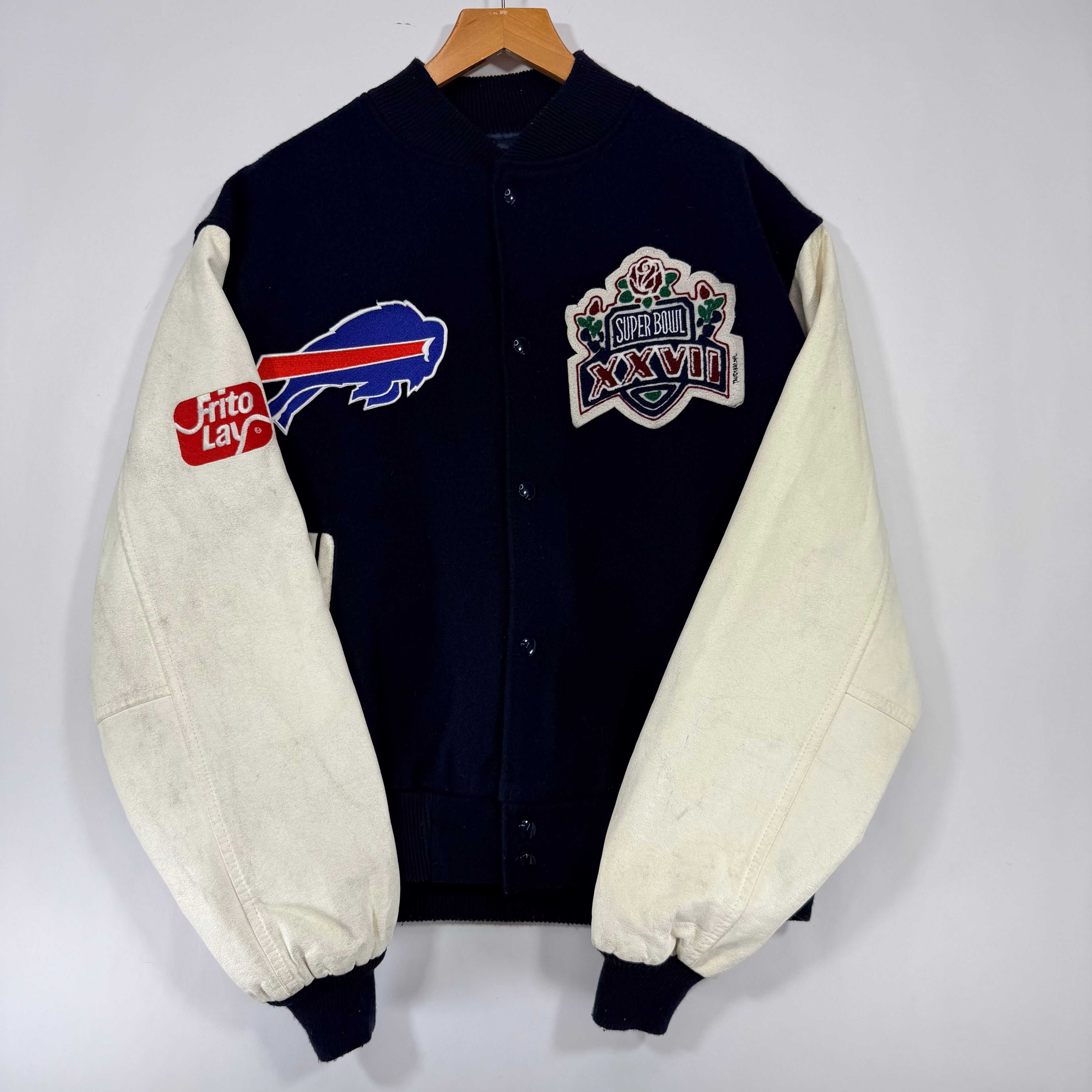 Vintage Buffalo Bills Chalk Line Varsity Jacket XL