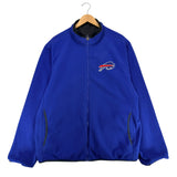 Vintage Buffalo Bills Reversible Fleece Windbreaker Jacket Large