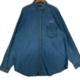 Vintage Buffalo Bills Denim Shirt Large