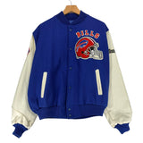 Vintage Buffalo Bills Chalk Line Varsity Bomber Jacket Large