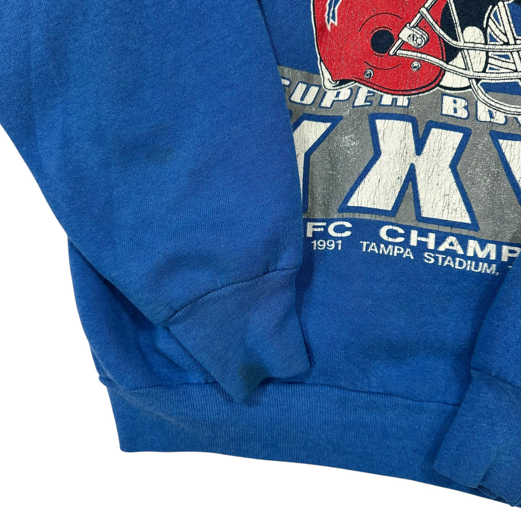 Vintage Buffalo Bills 1990 AFC Champs Crewneck Sweatshirt Small
