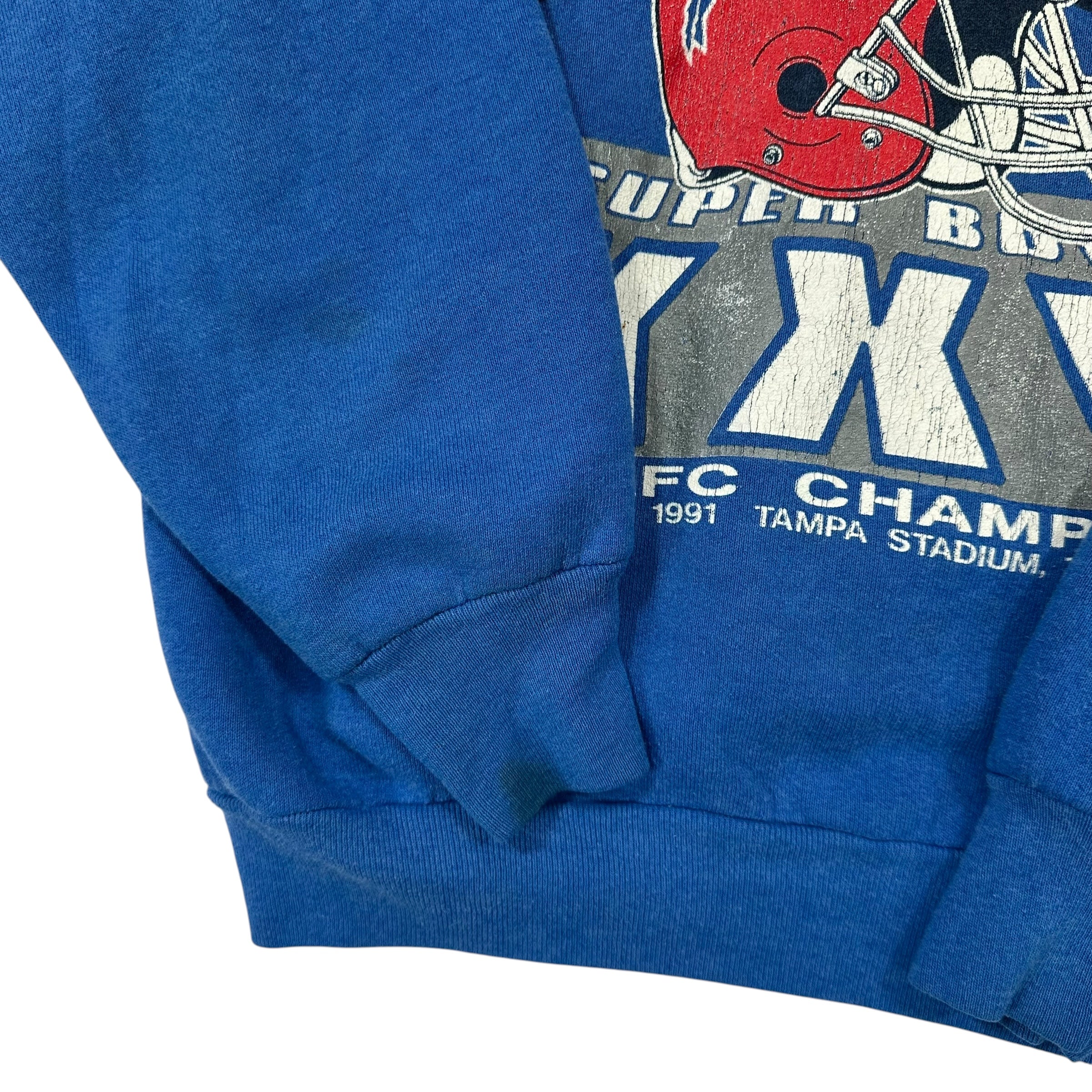Vintage Buffalo Bills 1990 AFC Champs Crewneck Sweatshirt Small
