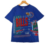 Vintage Buffalo Bills Wrap Around Print Shirt Medium
