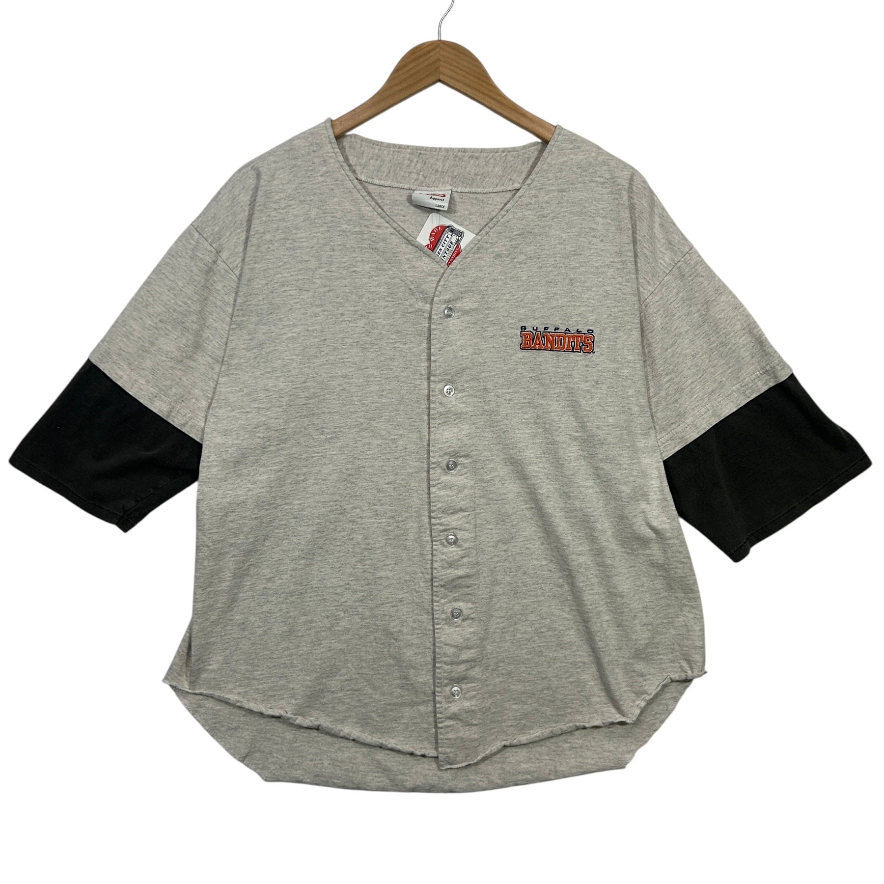 Vintage Buffalo Bandits Baseball Jersey Shirt Large