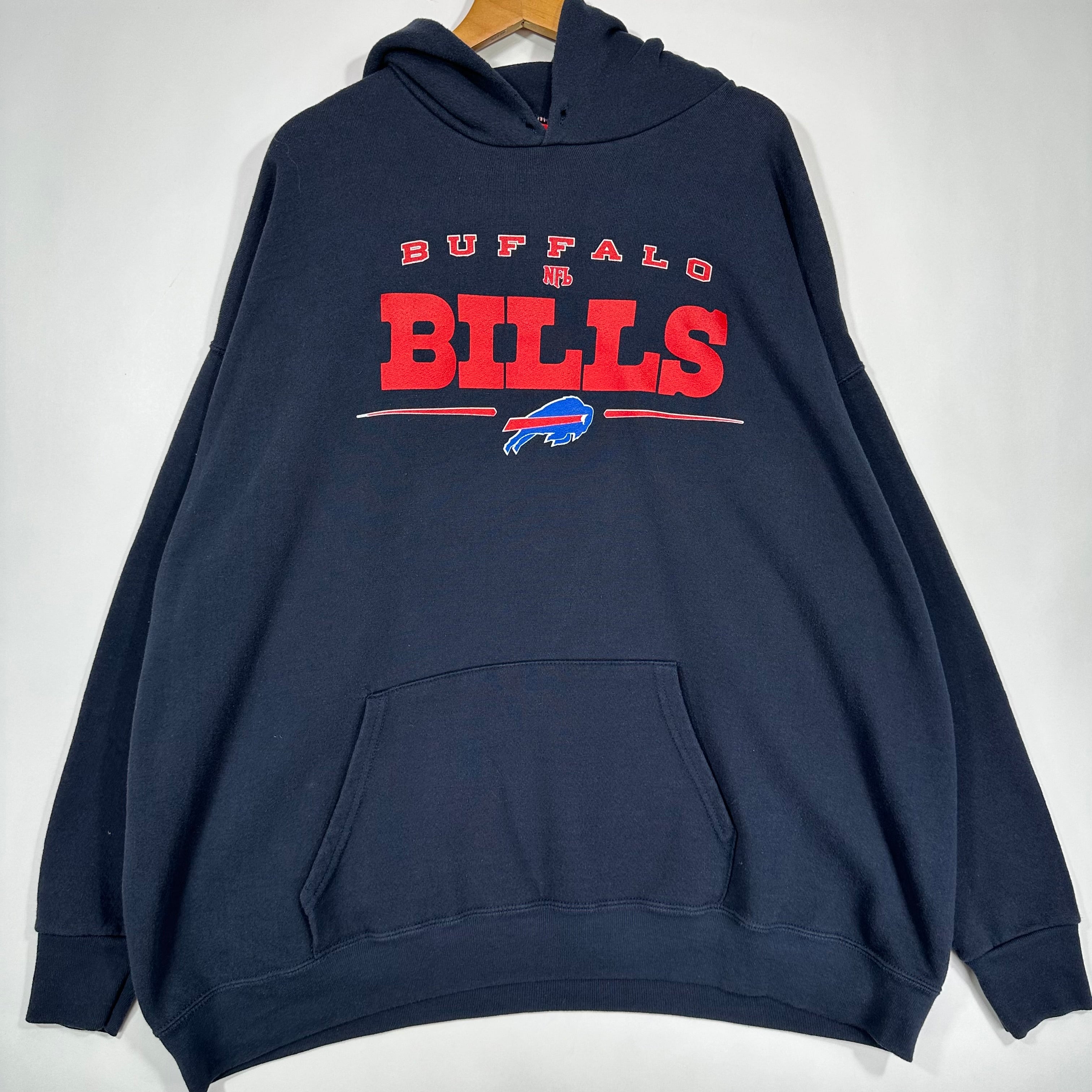 Vintage Buffalo Bills Hoodie Sweatshirt XXL
