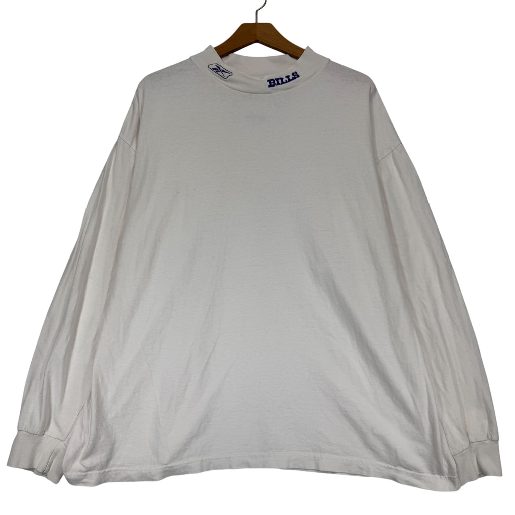 Vintage Buffalo Bills Mock Neck Long Sleeve Shirt XL