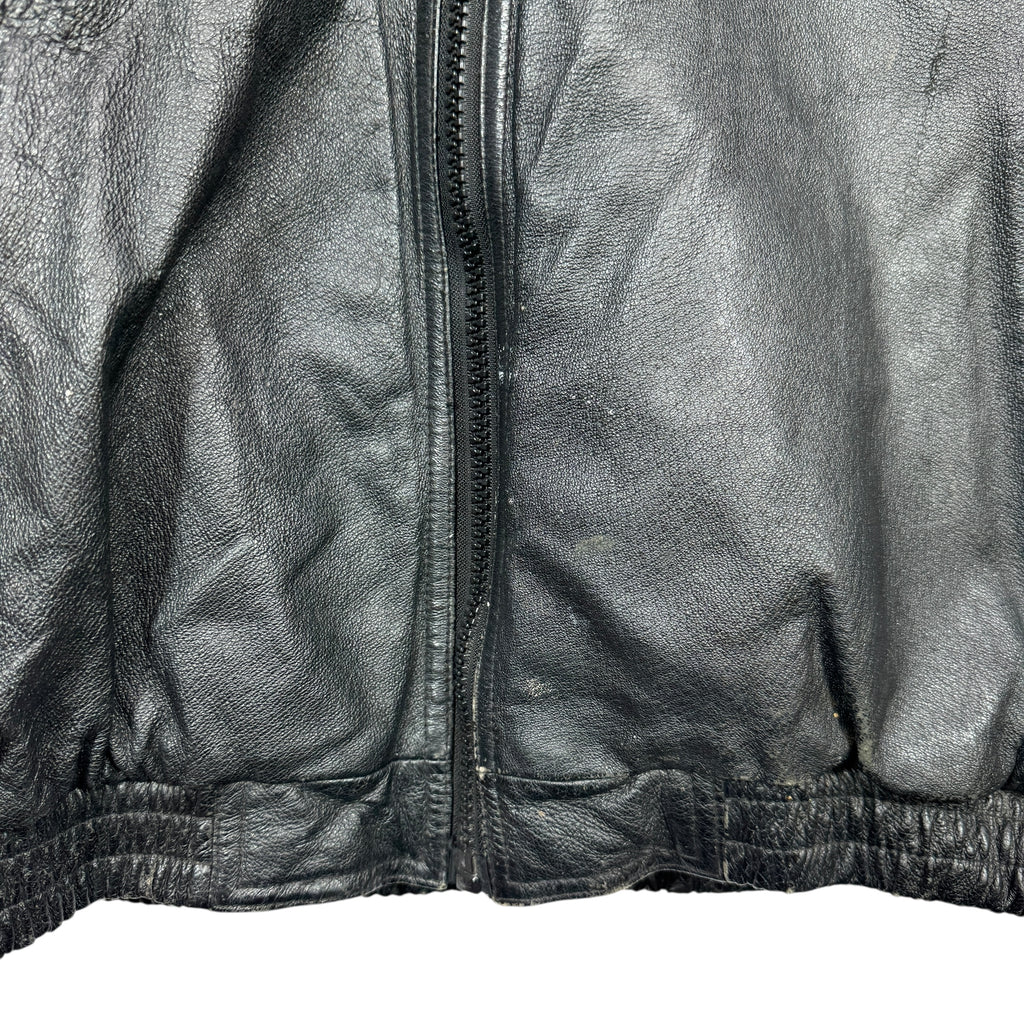 Vintage Buffalo Bills Leather Jacket XL