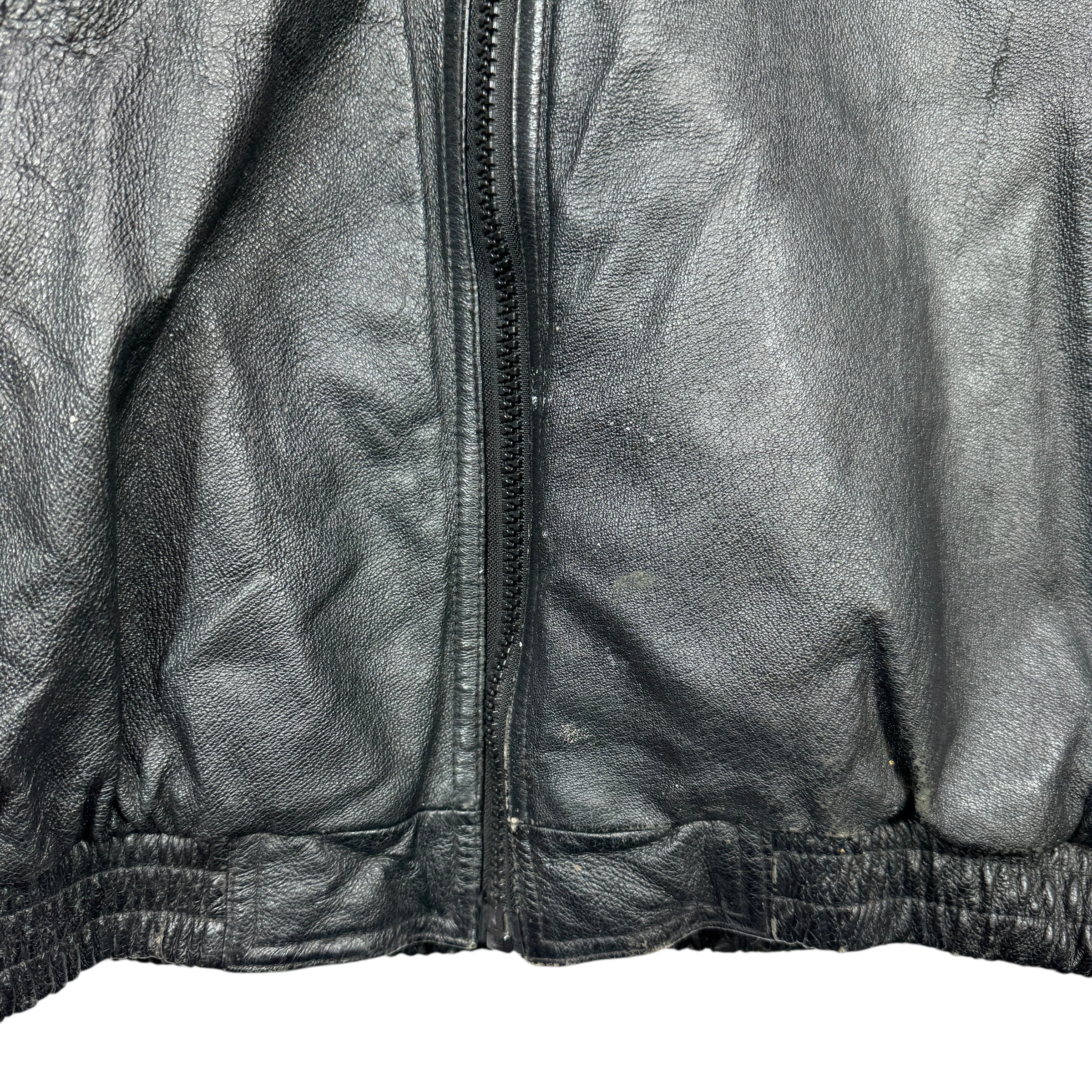 Vintage Buffalo Bills Leather Jacket XL