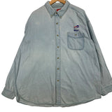 Vintage Buffalo Bills Jean Button Up Shirt XXL
