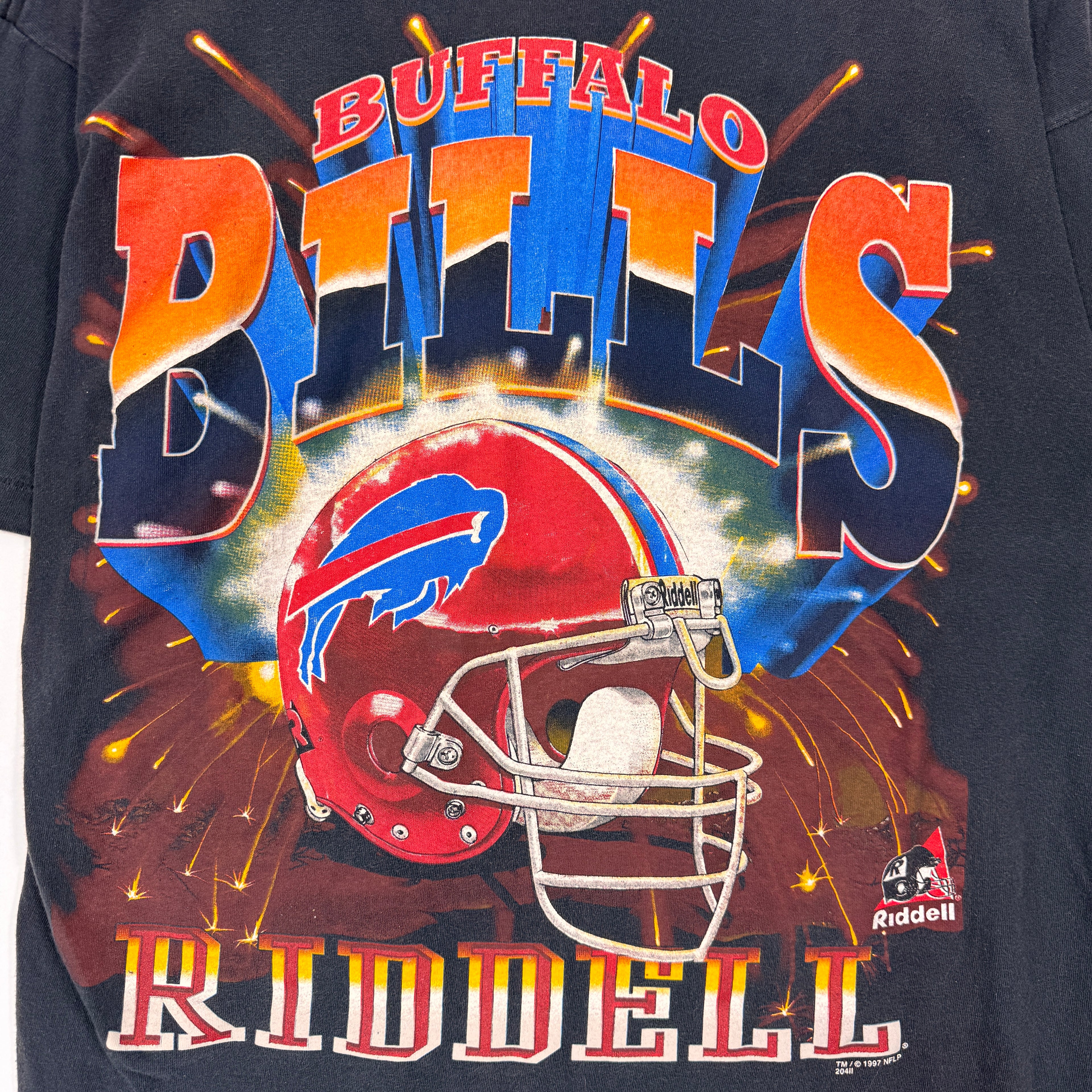 Vintage Buffalo Bills Riddell Explosion Shirt Medium
