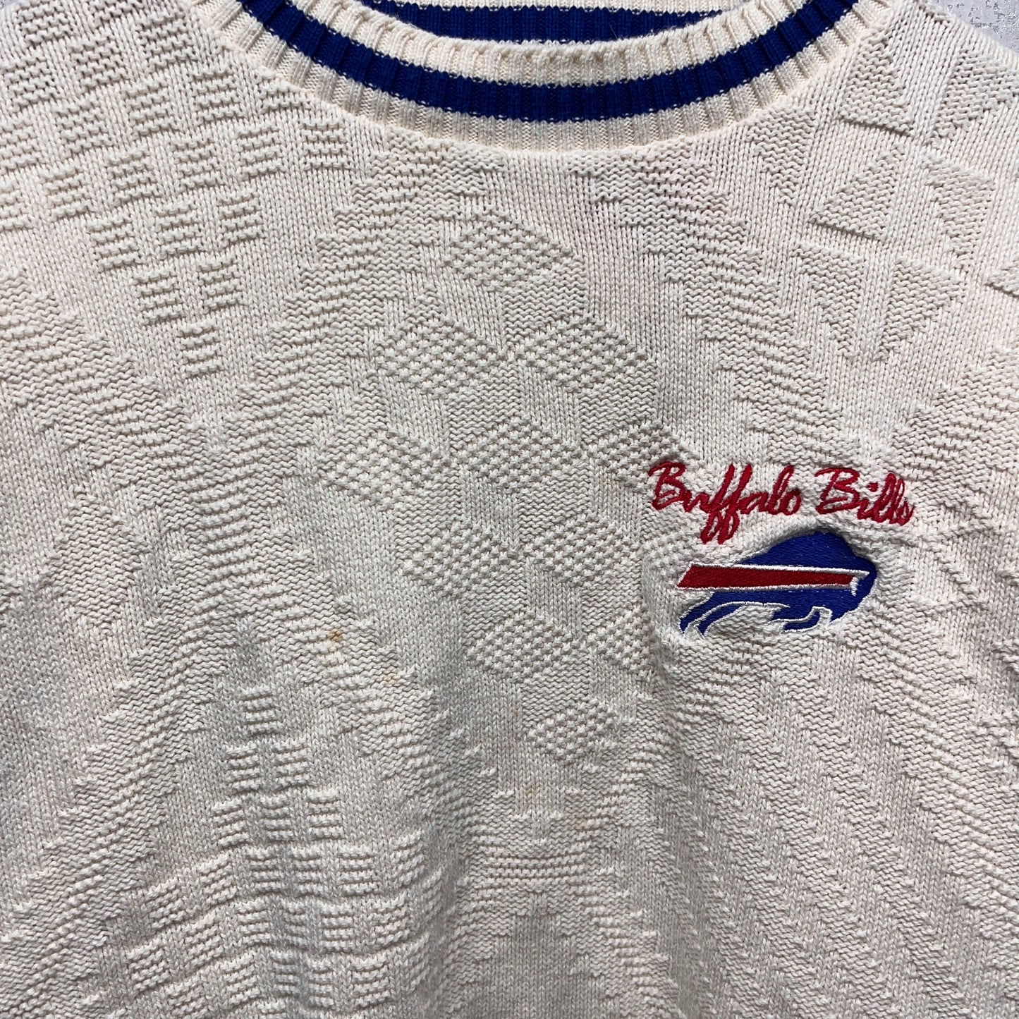 Vintage Buffalo Bills Knitted Sweatshirt XL