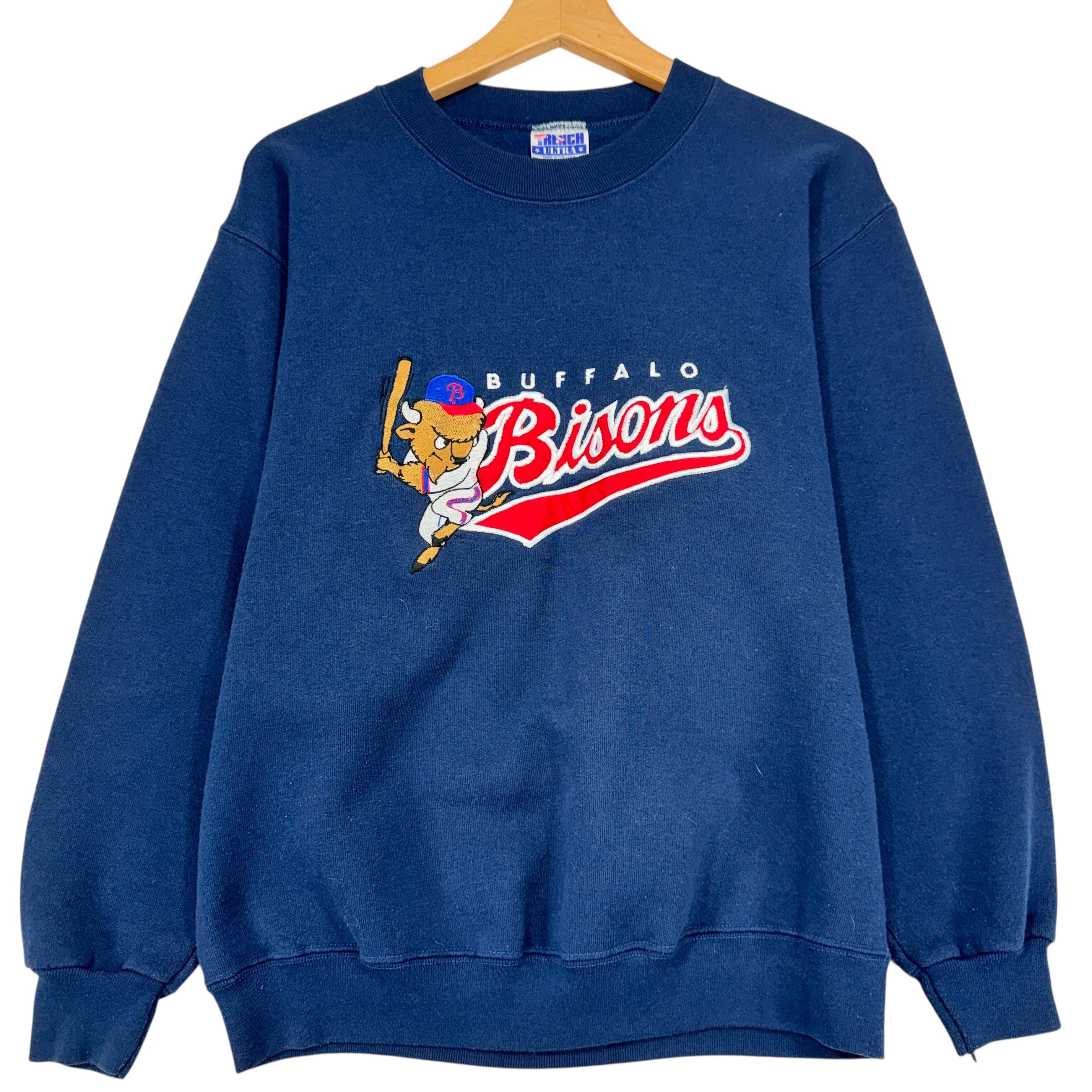 Vintage Buffalo Bisons Crewneck Sweatshirt Medium
